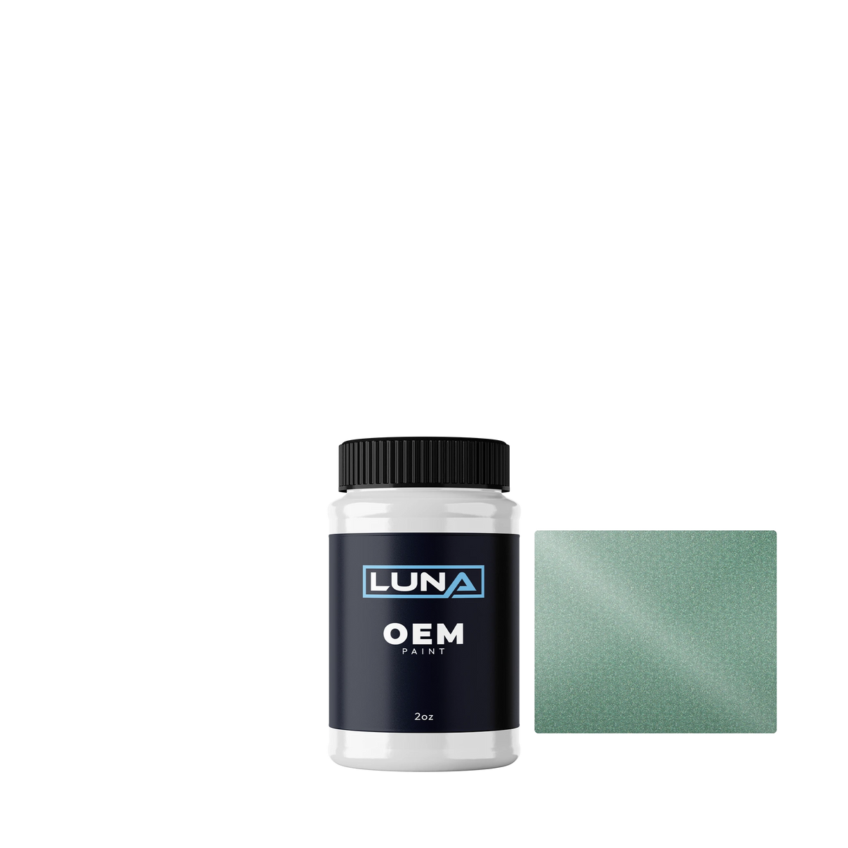 Fiat Verde Demetra M. 375A | Luna OEM Basecoat - 2oz Touch Up Bottle w/ Brush