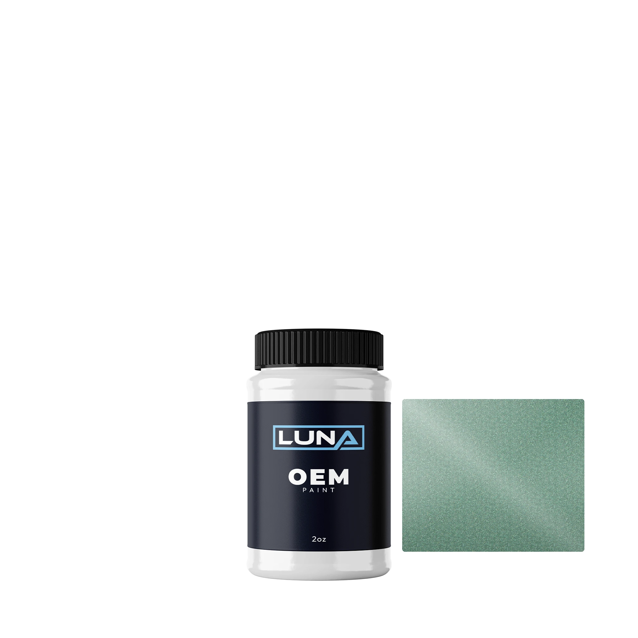 Fiat Verde Demetra M. 375A | Luna OEM Basecoat - 2oz Touch Up Bottle w/ Brush