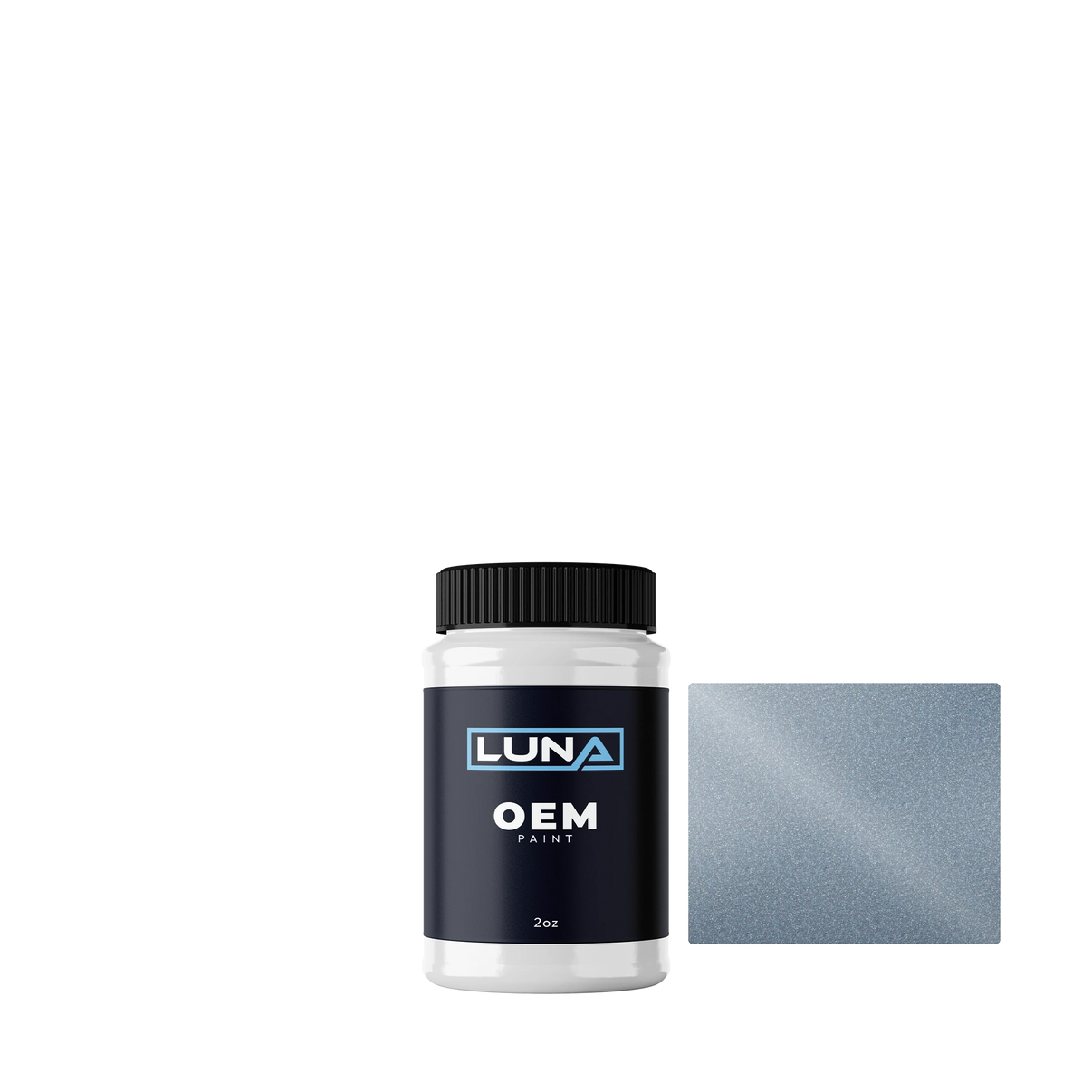 Volvo Montparnasse Blue M. 91849 | Luna OEM Basecoat - 2oz Touch Up Bottle w/ Brush