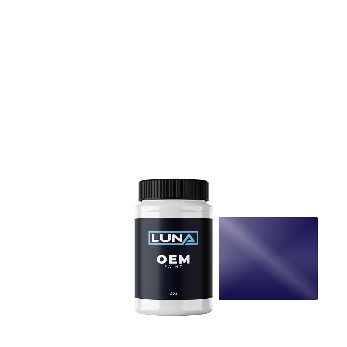 Rolls Royce Dark Indigo P. R45 | Luna OEM Basecoat - 2oz Touch Up Bottle w/ Brush