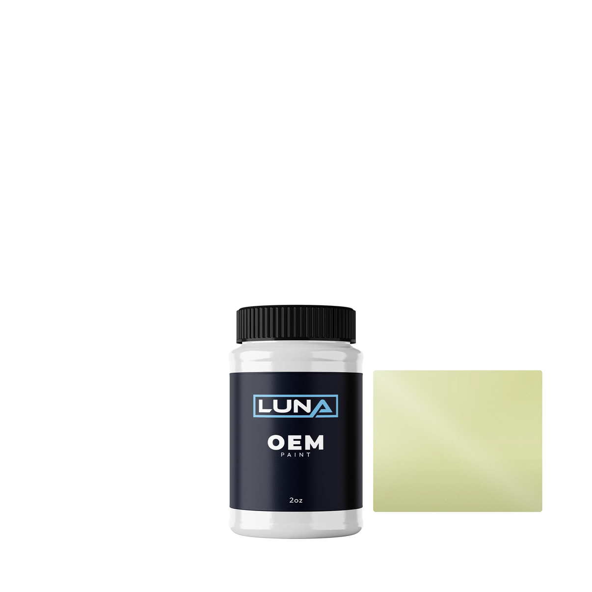 Geely Apple Green Solid 032 | Luna OEM Basecoat - 2oz Touch Up Bottle w/ Brush