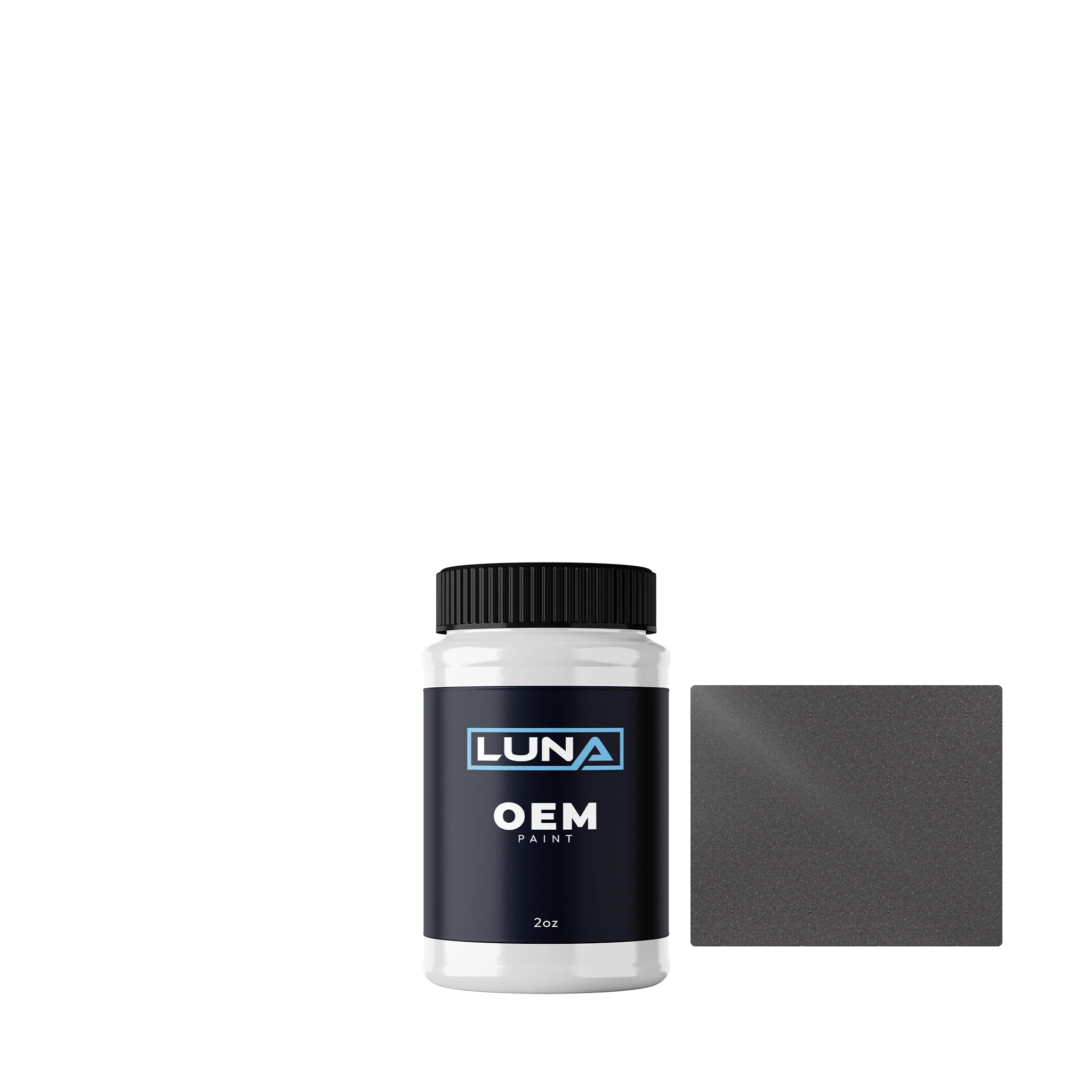 Honda | Acura Canyon Stone Silver M. 1 NH615M | Luna OEM Basecoat - 2oz Touch Up Bottle w/ Brush