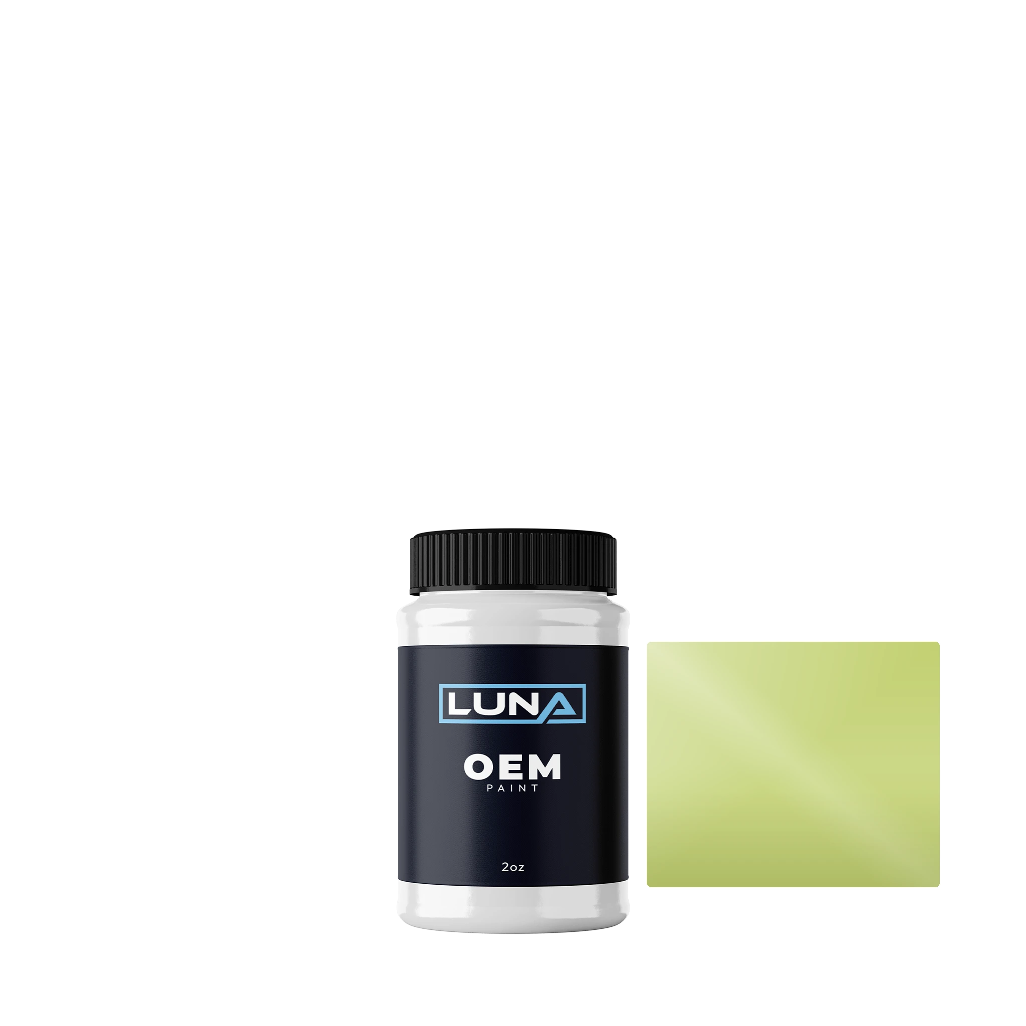 Ral Fibrous Green 6039 | Luna OEM Basecoat - 2oz Touch Up Bottle w/ Brush