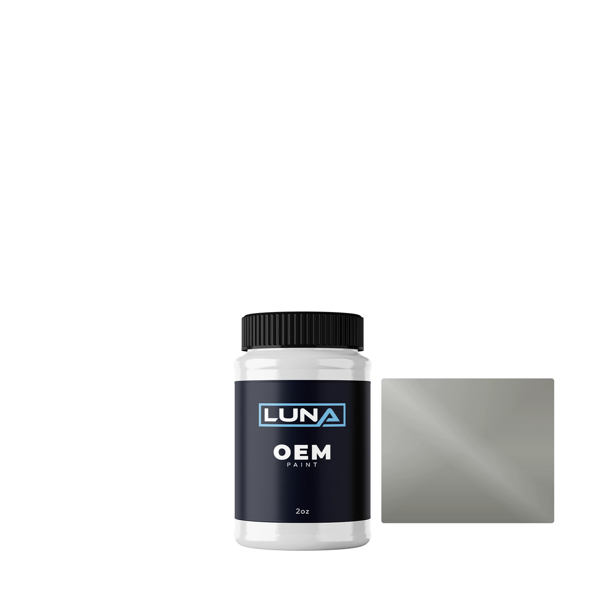 Chevrolet Europe Mus Light Grey M. ABO | Luna OEM Basecoat - 2oz Touch Up Bottle w/ Brush