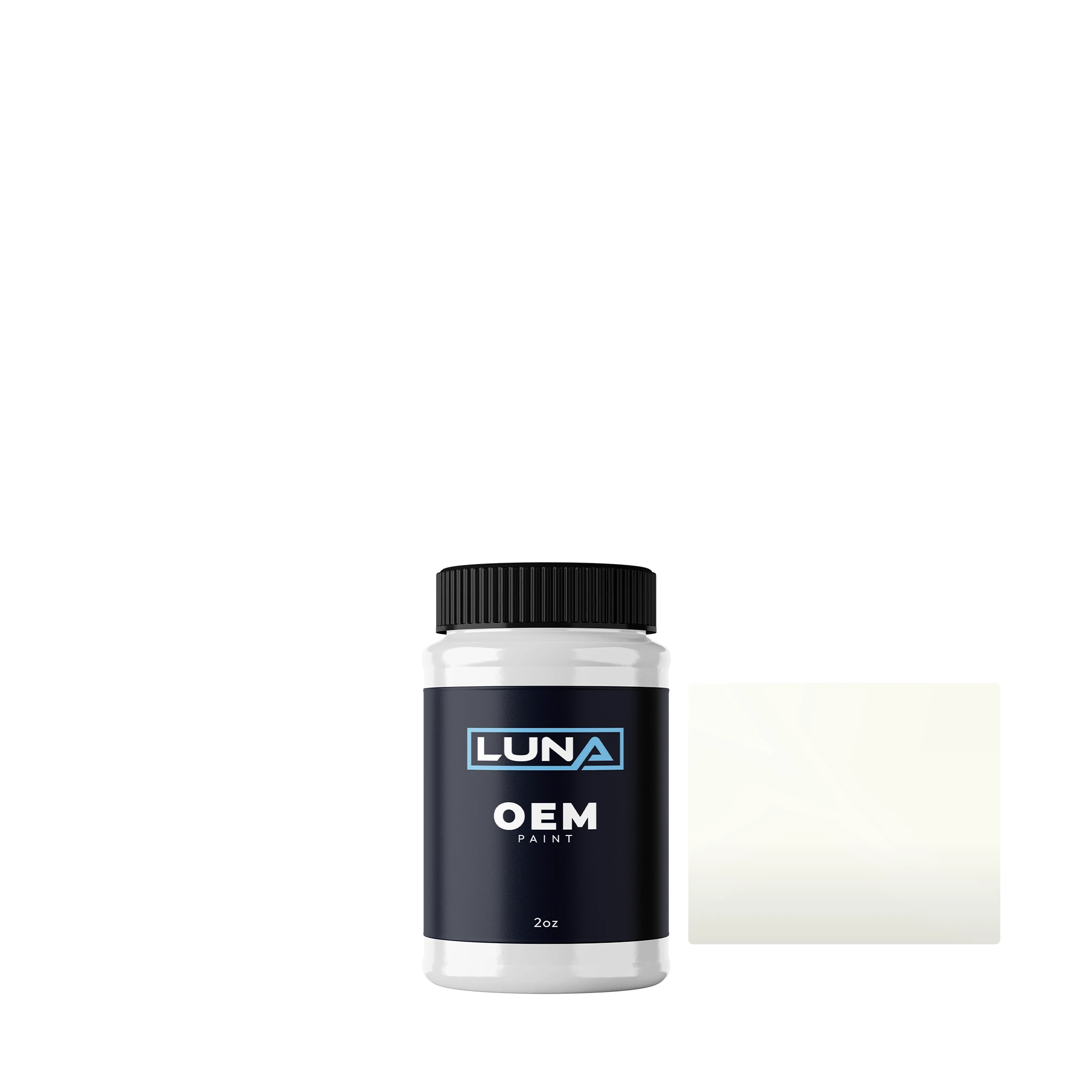 Fleet Usa  International White 9219 | Luna OEM Basecoat - 2oz Touch Up Bottle w/ Brush