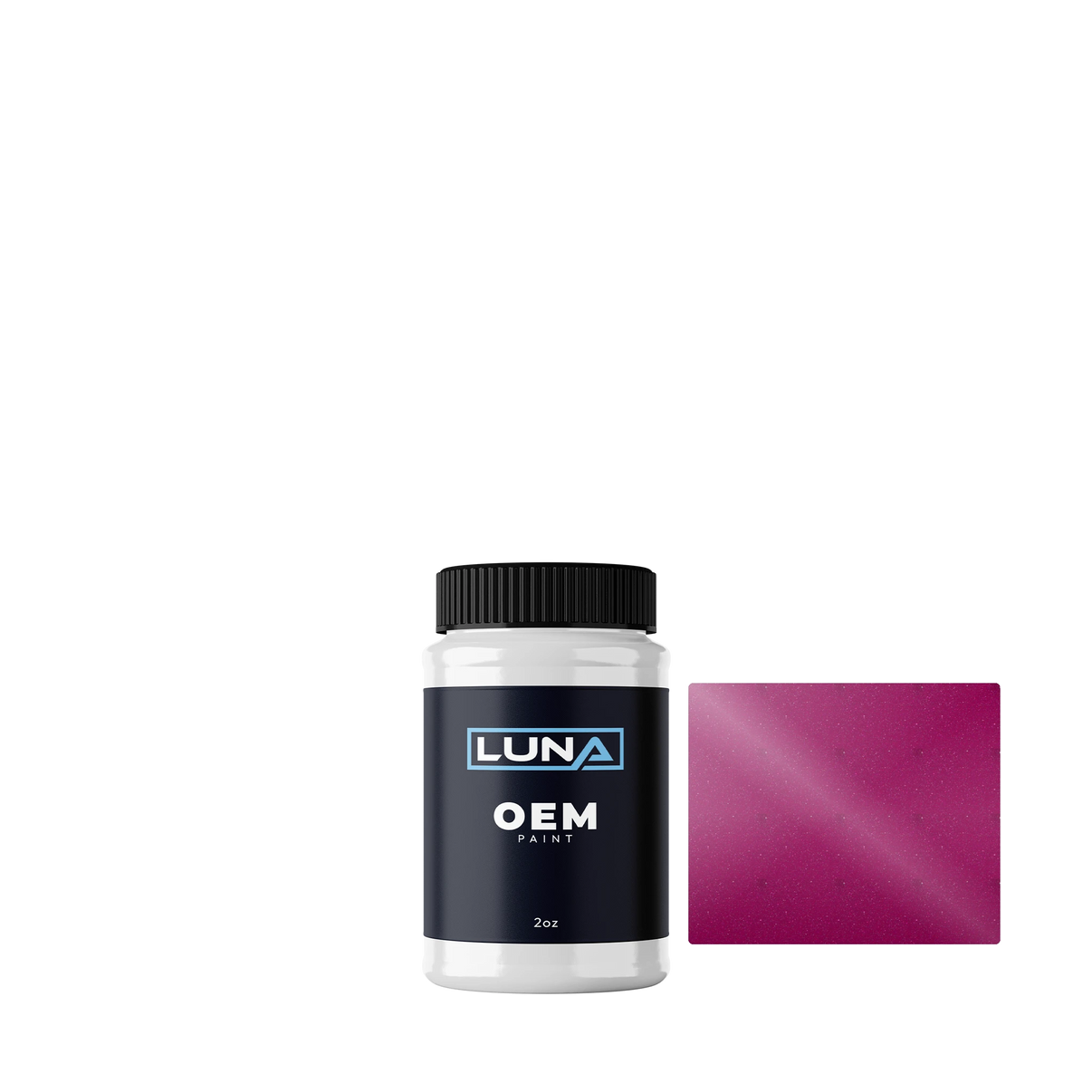 Bombardier Magenta M. B155 | Luna OEM Basecoat - 2oz Touch Up Bottle w/ Brush