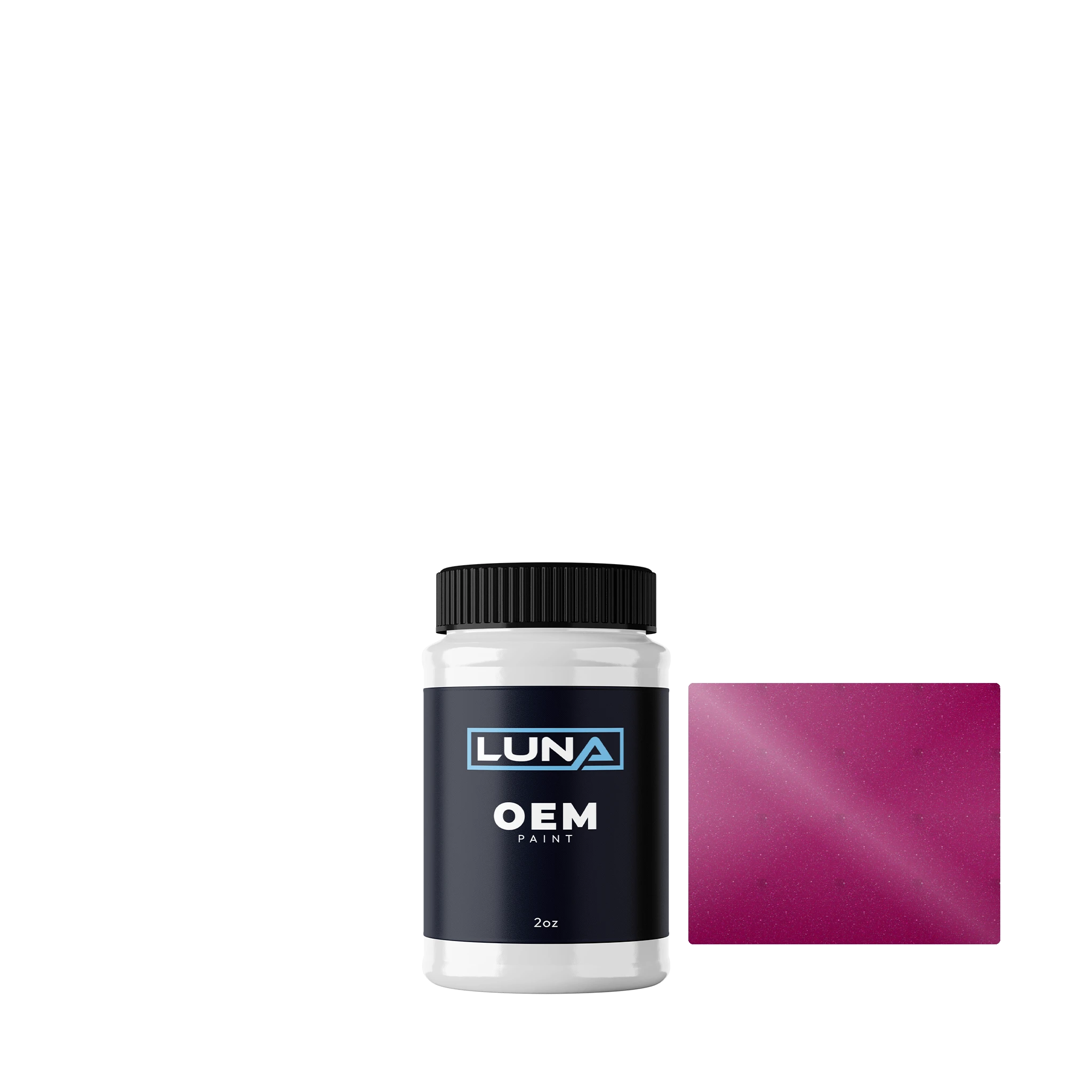 Bombardier Magenta M. B155 | Luna OEM Basecoat - 2oz Touch Up Bottle w/ Brush