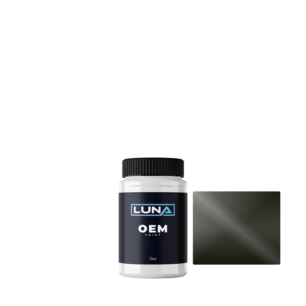 Ford Australia Loden Green P. 2744 | Luna OEM Basecoat - 2oz Touch Up Bottle w/ Brush