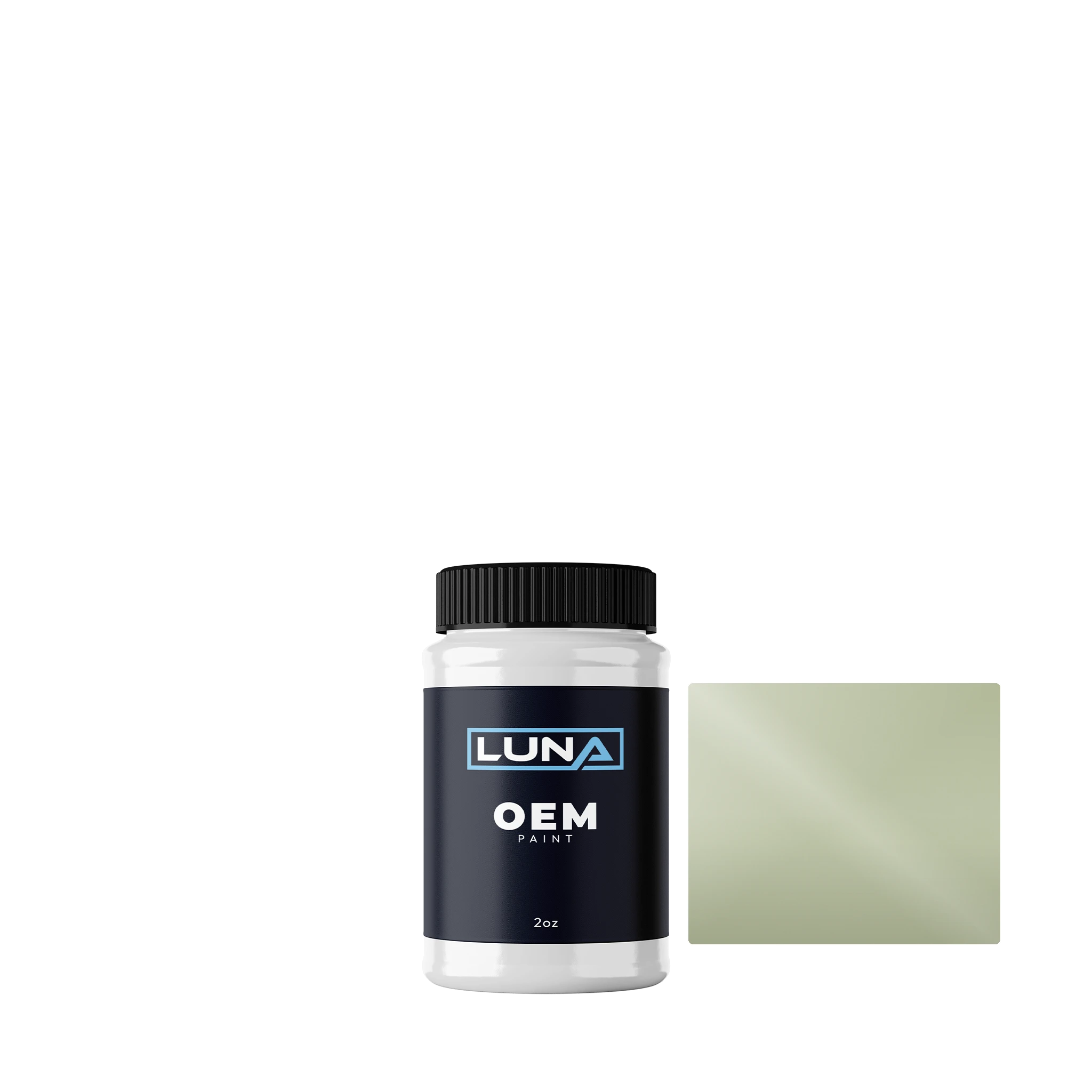 Volvo Hellgruen 91 | Luna OEM Basecoat - 2oz Touch Up Bottle w/ Brush