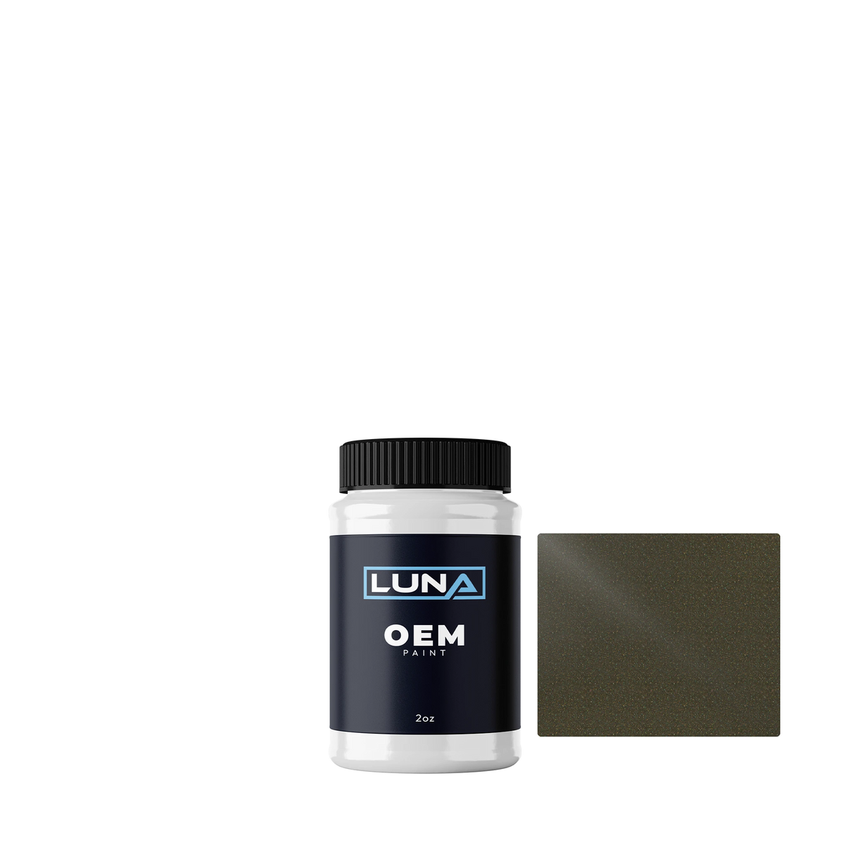 General Motors Moss Green P. M. WA420G | Luna OEM Basecoat - 2oz Touch Up Bottle w/ Brush