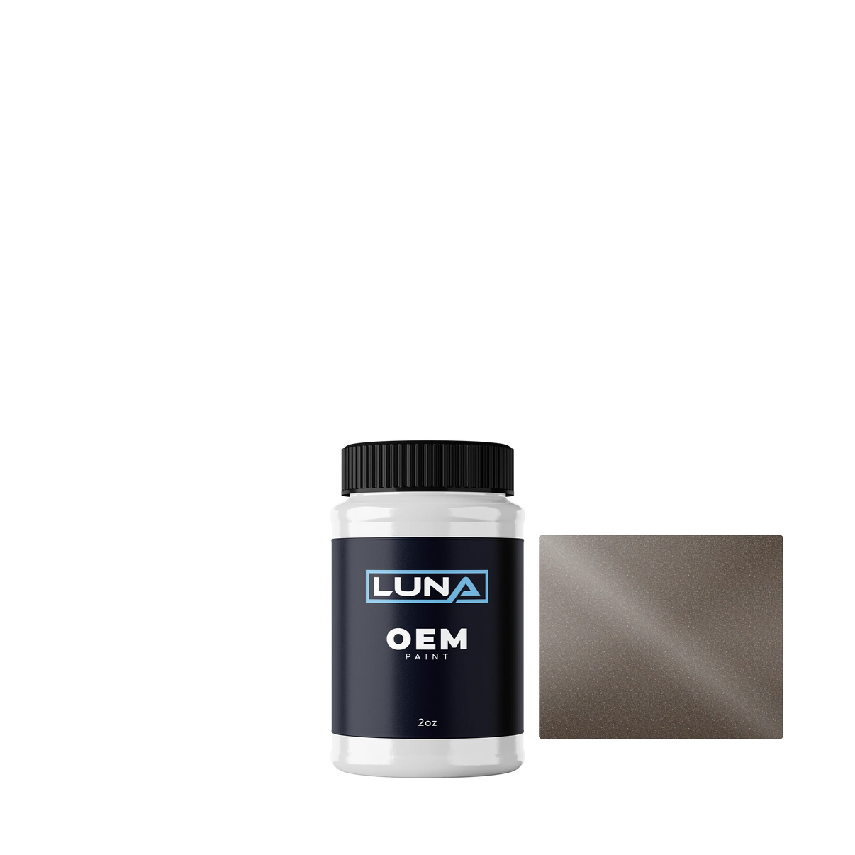 Toyota Dark Gray Brown M. 4H7 | Luna OEM Basecoat - 2oz Touch Up Bottle w/ Brush