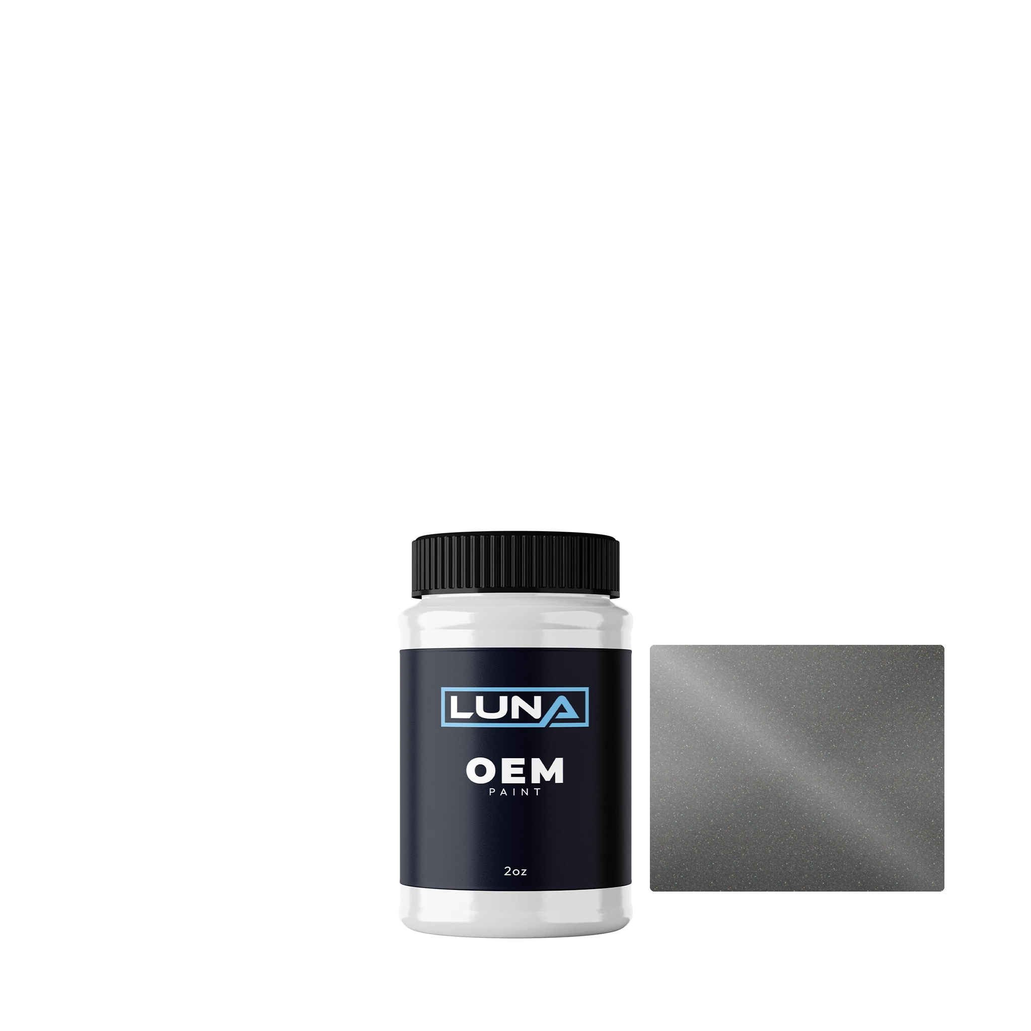 Opel Gris Pepper Dust M. 40W | Luna OEM Basecoat - 2oz Touch Up Bottle w/ Brush