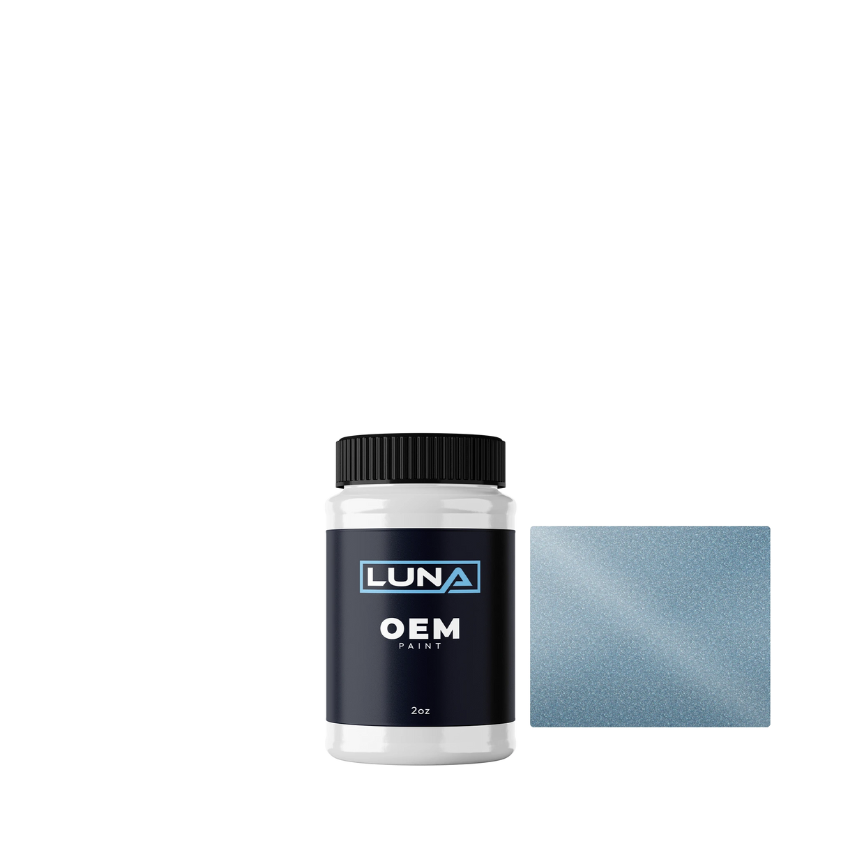 Volvo Bermuda Blue M. 98788 | Luna OEM Basecoat - 2oz Touch Up Bottle w/ Brush