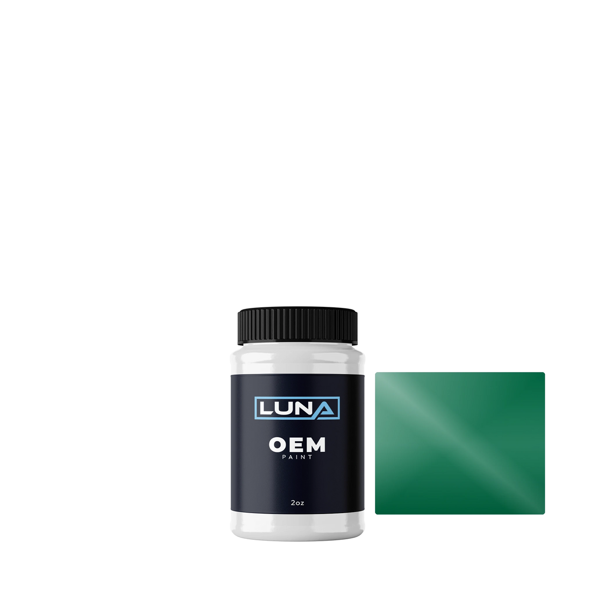 Ford Mint Green SVO177 | Luna OEM Basecoat - 2oz Touch Up Bottle w/ Brush