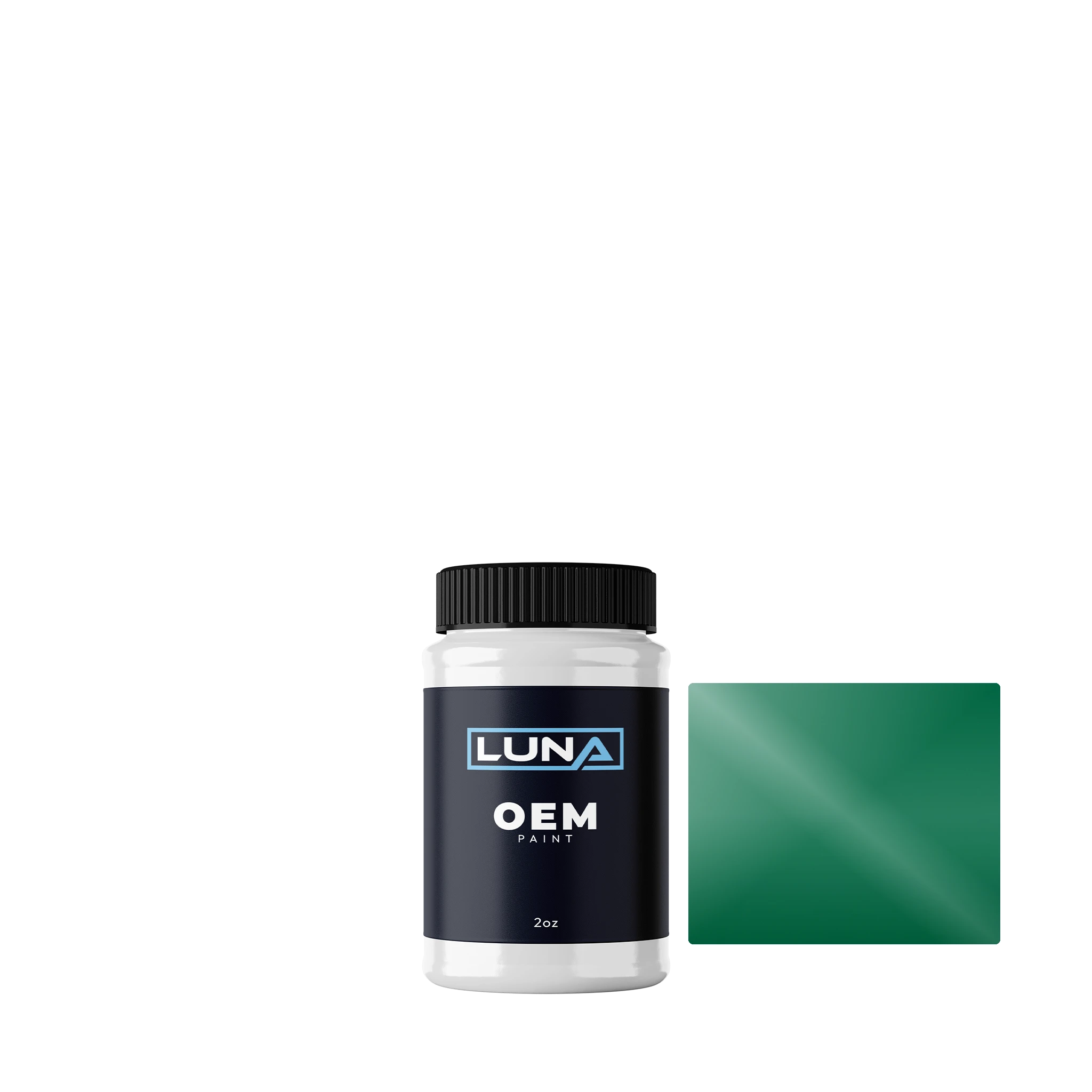 Ford Mint Green SVO177 | Luna OEM Basecoat - 2oz Touch Up Bottle w/ Brush