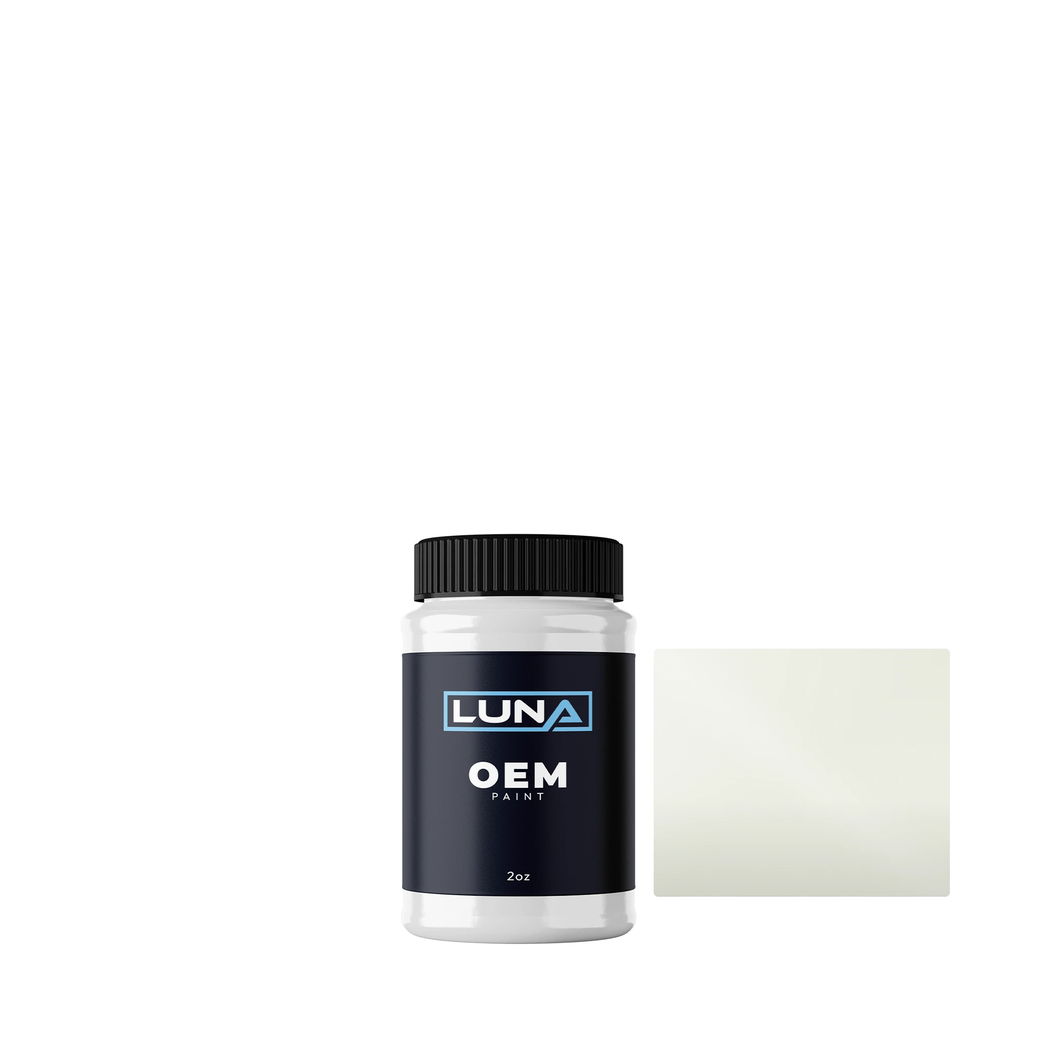 Gen. Motors Holden (aus) Dover White 1J063 | Luna OEM Basecoat - 2oz Touch Up Bottle w/ Brush