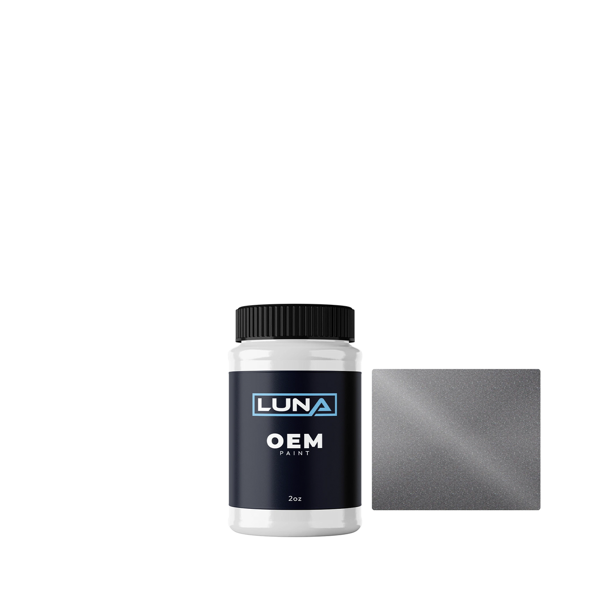 Great Wall Desert Silver M. 1103B | Luna OEM Basecoat - 2oz Touch Up Bottle w/ Brush