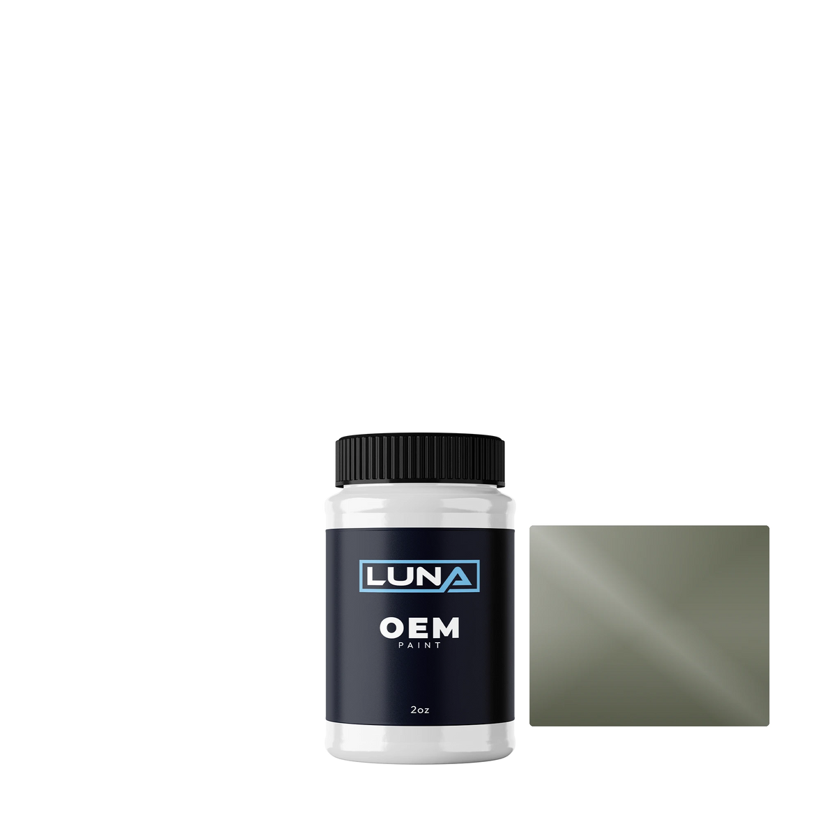 Ral Gruengrau 7007 | Luna OEM Basecoat - 2oz Touch Up Bottle w/ Brush