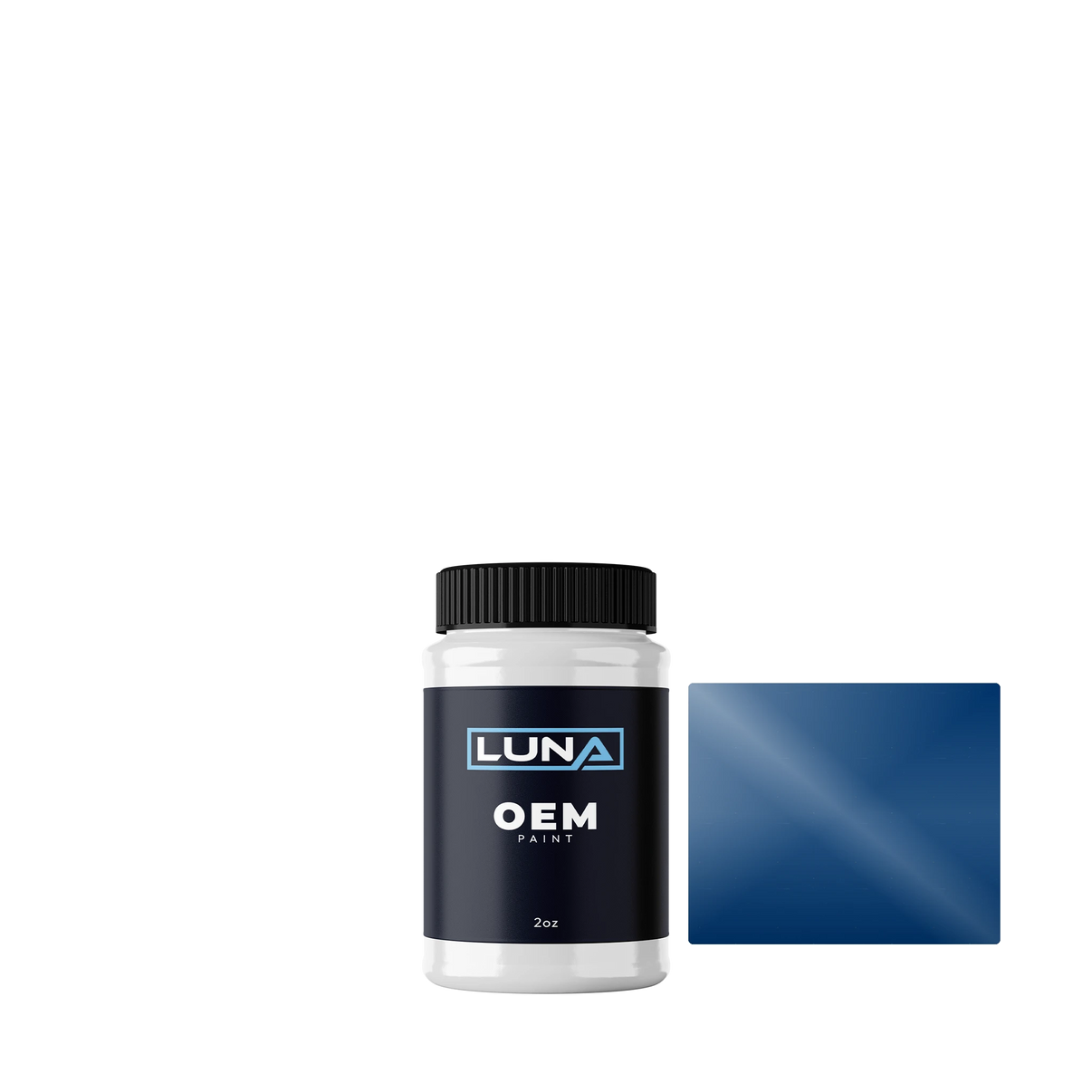 Daf Blauw 5197 | Luna OEM Basecoat - 2oz Touch Up Bottle w/ Brush