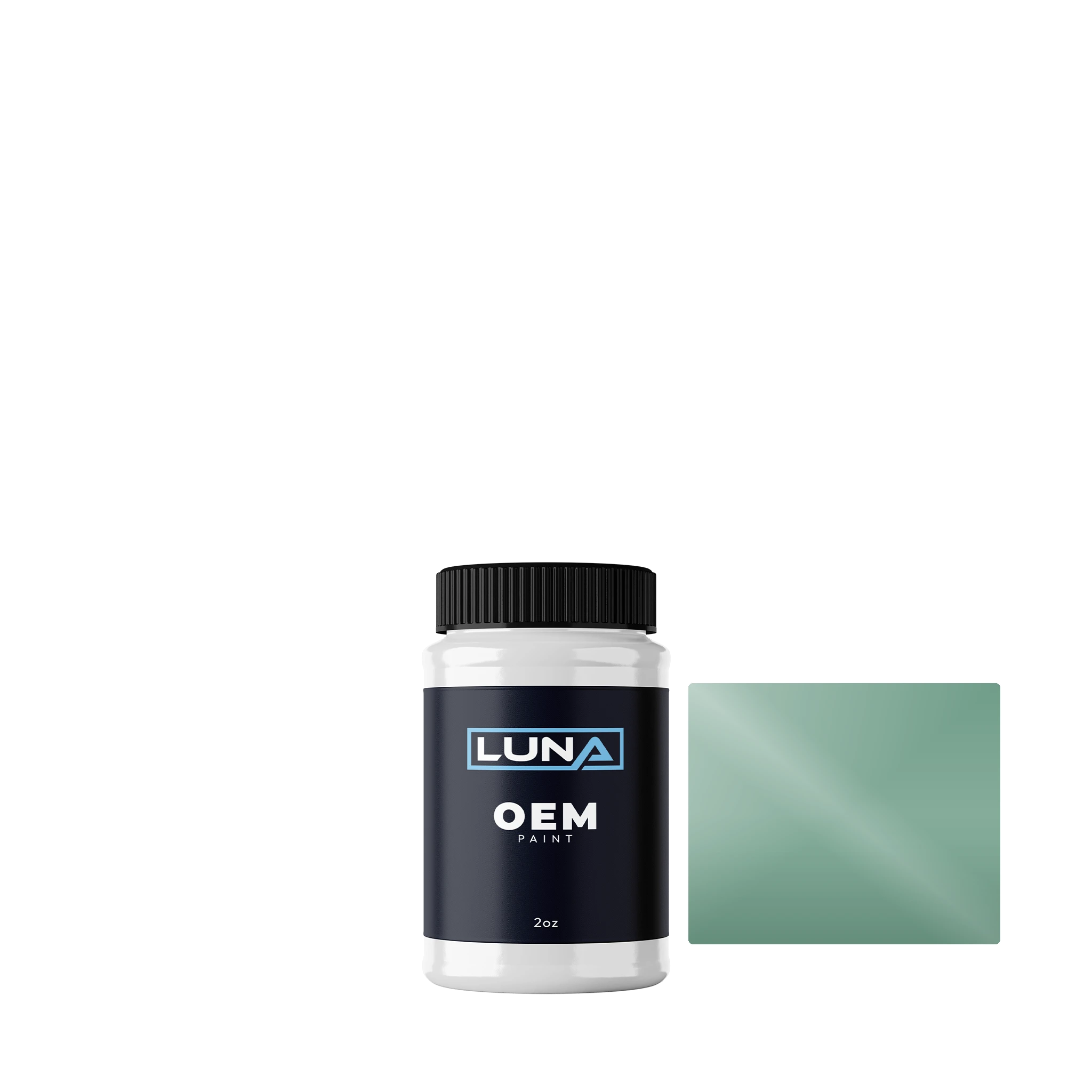 Ford Australia Jade Green M. 2 | Luna OEM Basecoat - 2oz Touch Up Bottle w/ Brush