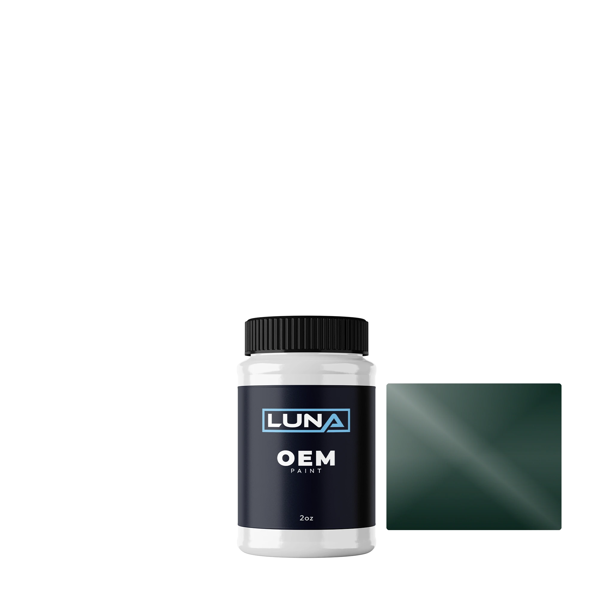Lada Green Garden 307 | Luna OEM Basecoat - 2oz Touch Up Bottle w/ Brush