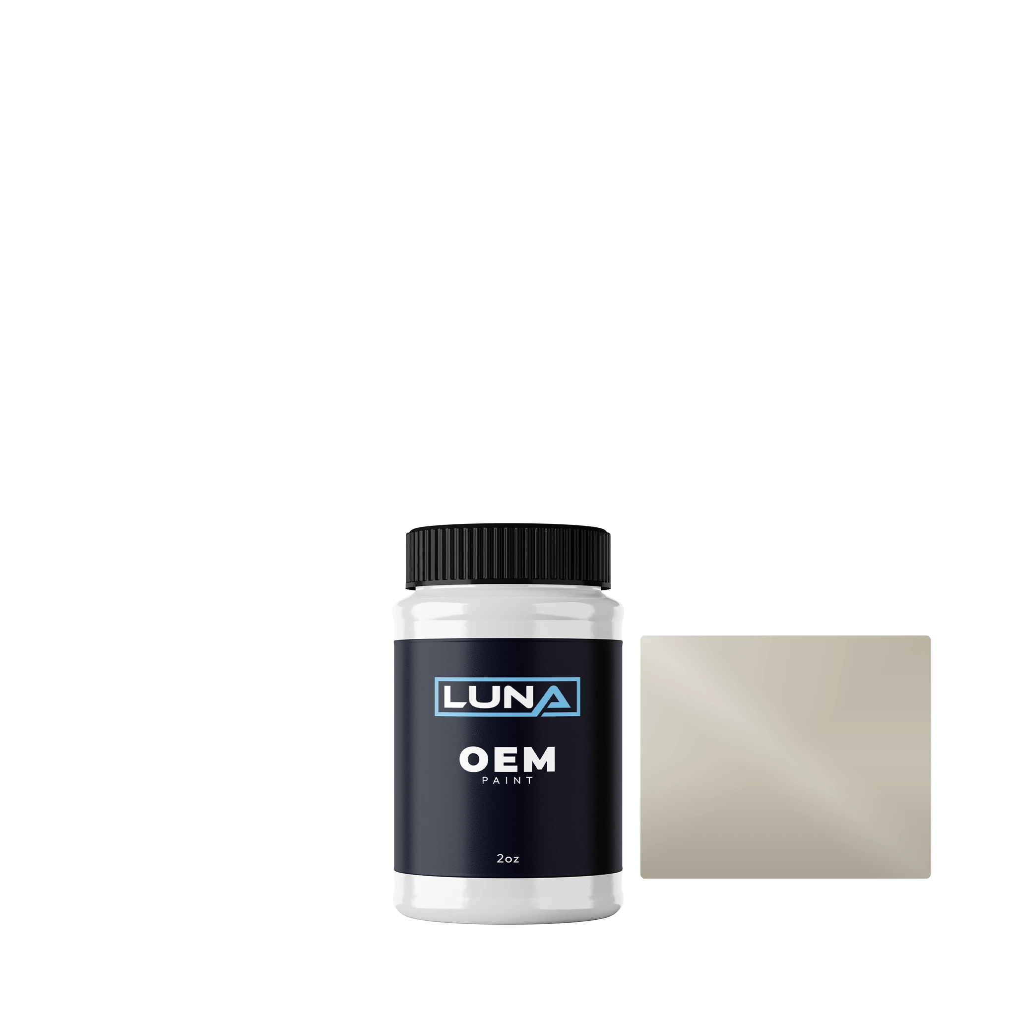 Great Wall Ivory White 9A | Luna OEM Basecoat - 2oz Touch Up Bottle w/ Brush