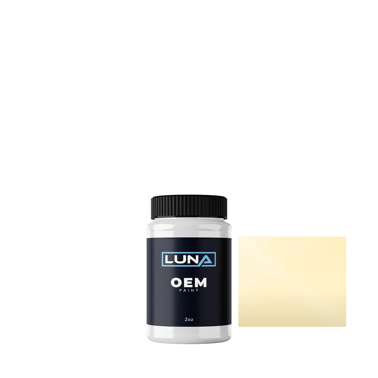 Audi | VW Manilabeige E1T | Luna OEM Basecoat - 2oz Touch Up Bottle w/ Brush