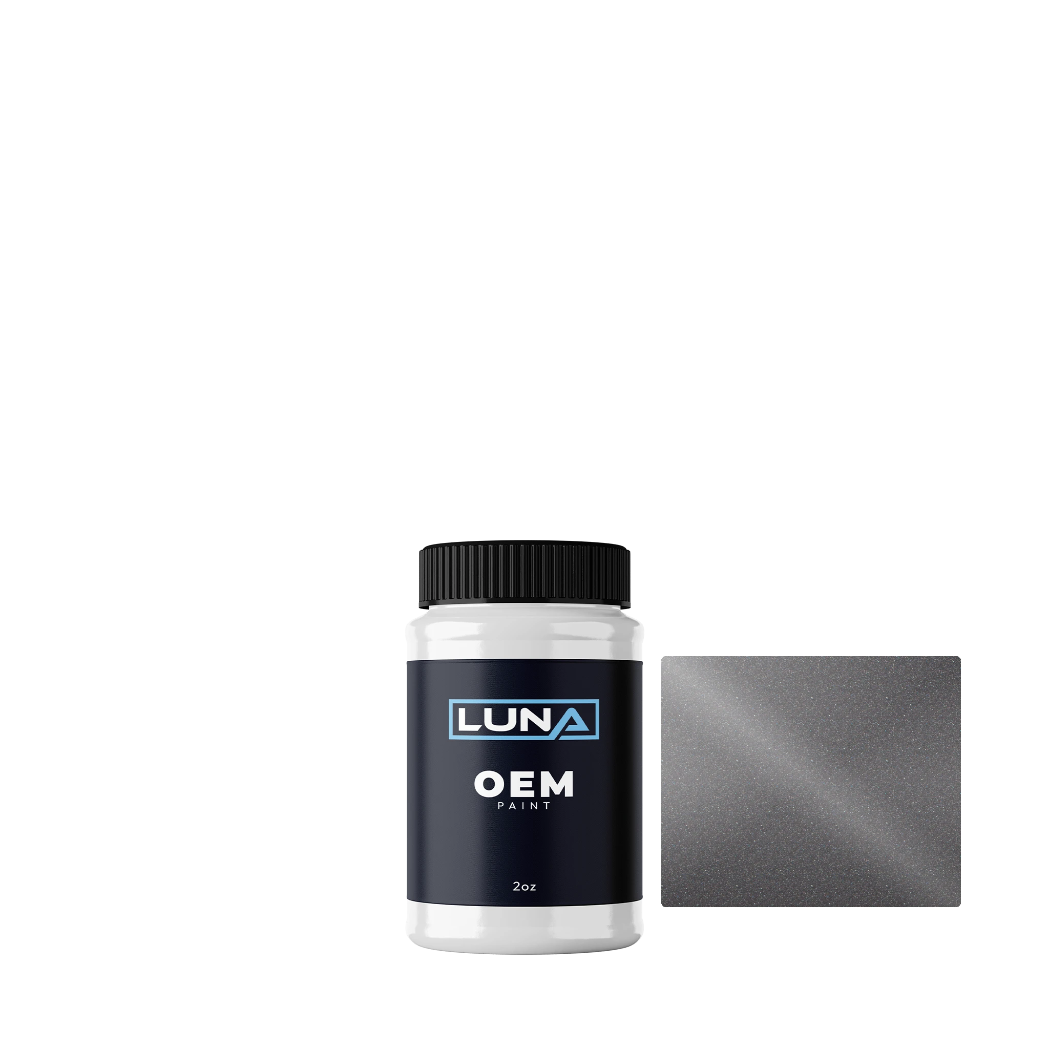 Hyundai Charming Grey M. G6 | Luna OEM Basecoat - 2oz Touch Up Bottle w/ Brush