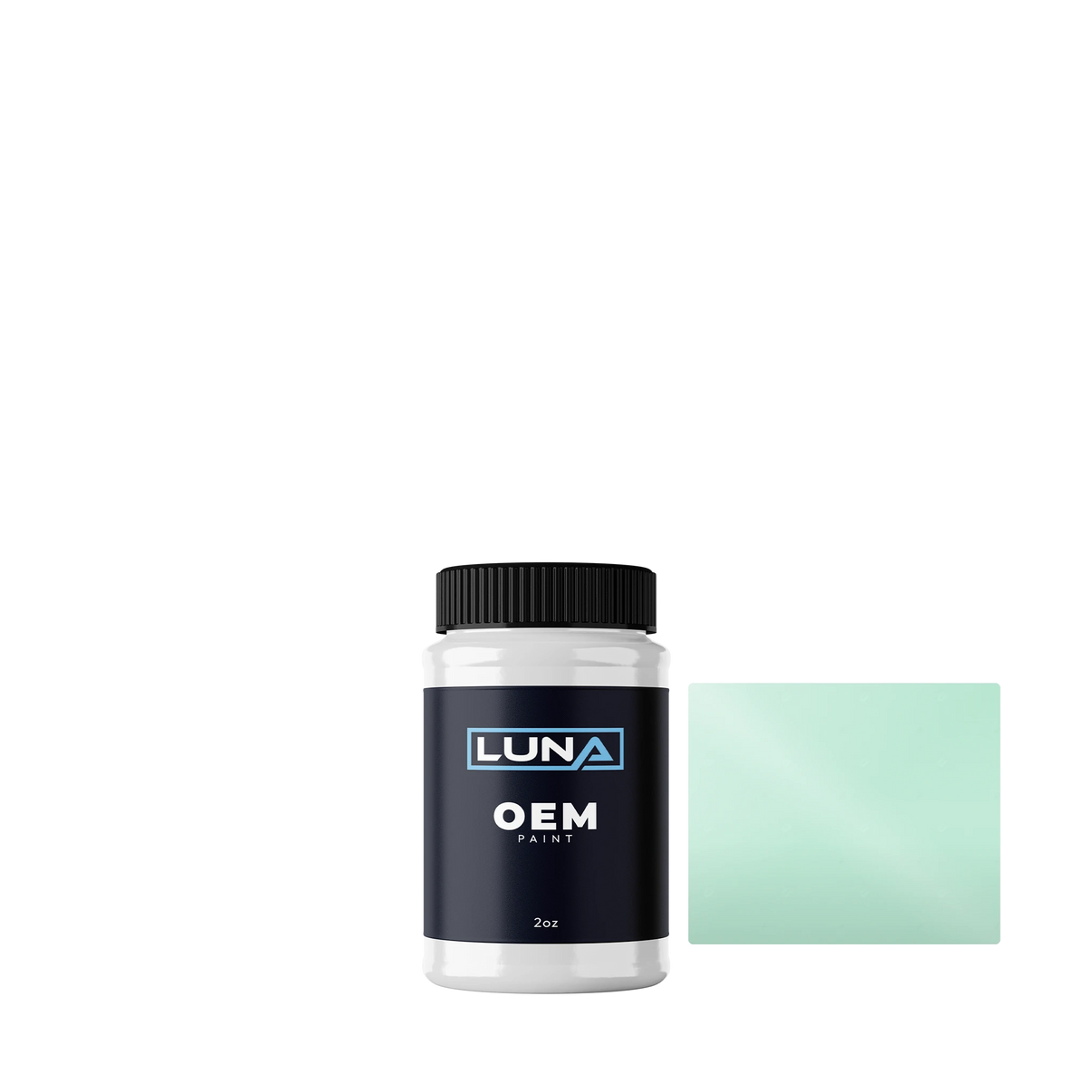 Fiat Verde Latte And Menta 1 166B | Luna OEM Basecoat - 2oz Touch Up Bottle w/ Brush