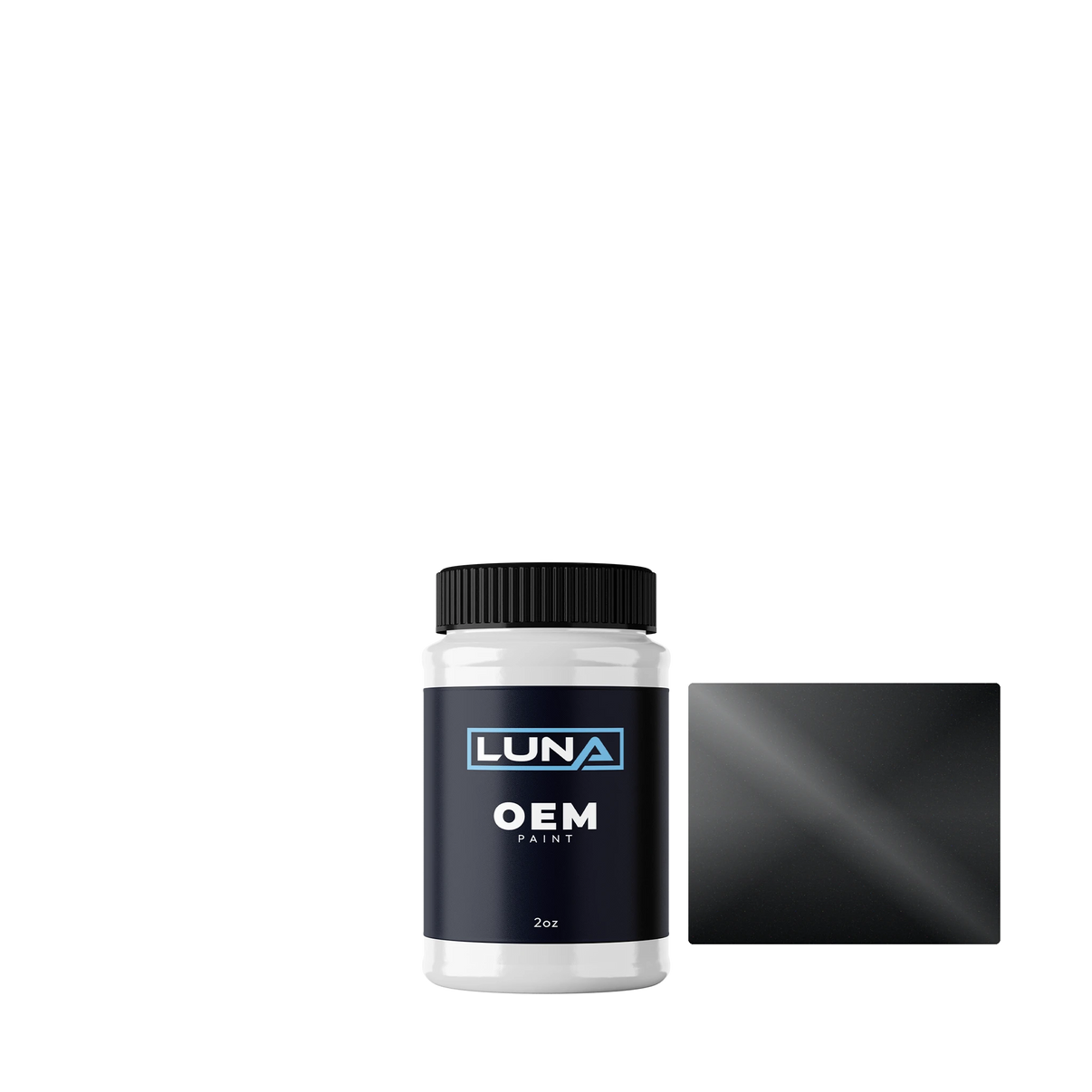 Mercedes Caspian Black M. 52-1 | Luna OEM Basecoat - 2oz Touch Up Bottle w/ Brush