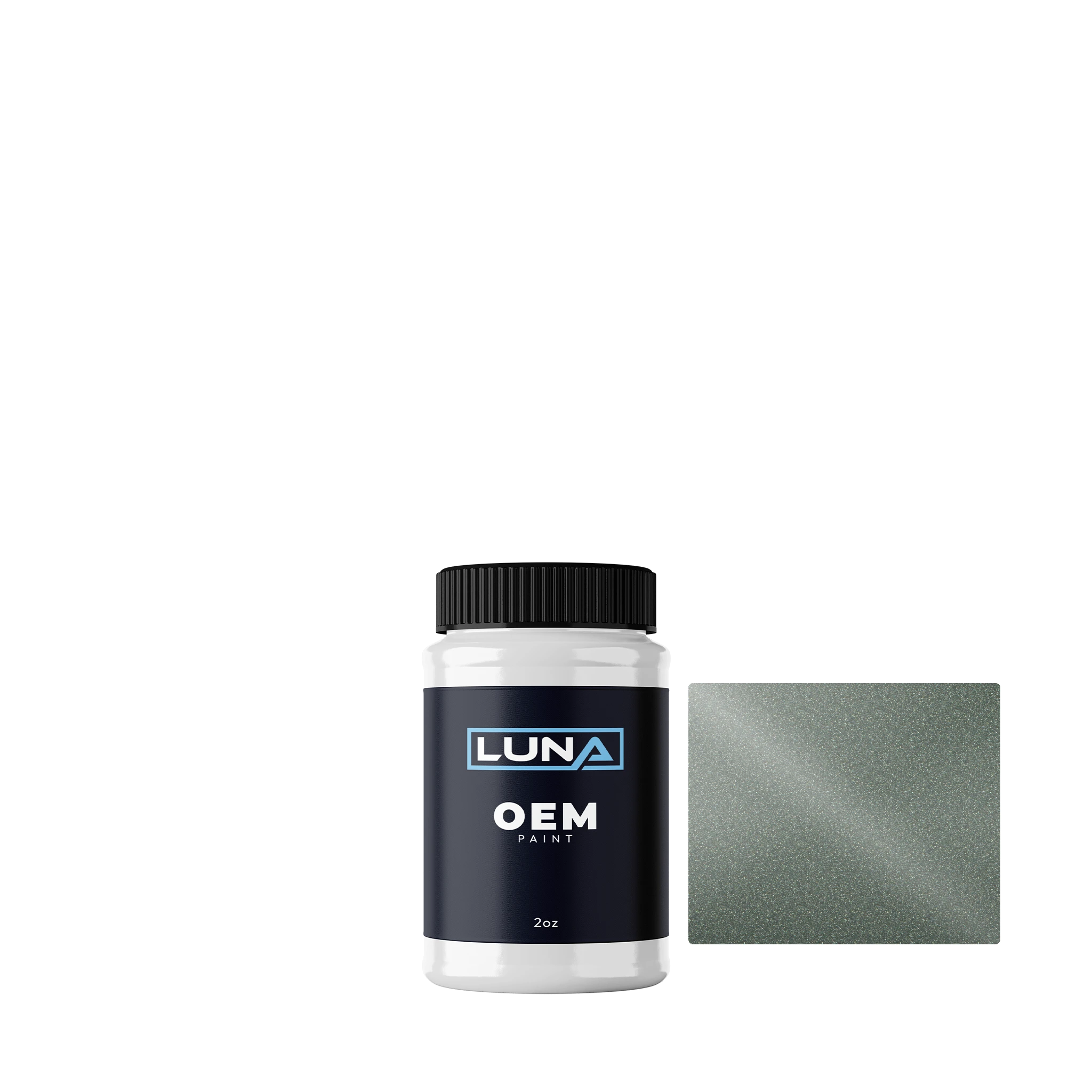 Nissan Flash Green M. J40 | Luna OEM Basecoat - 2oz Touch Up Bottle w/ Brush