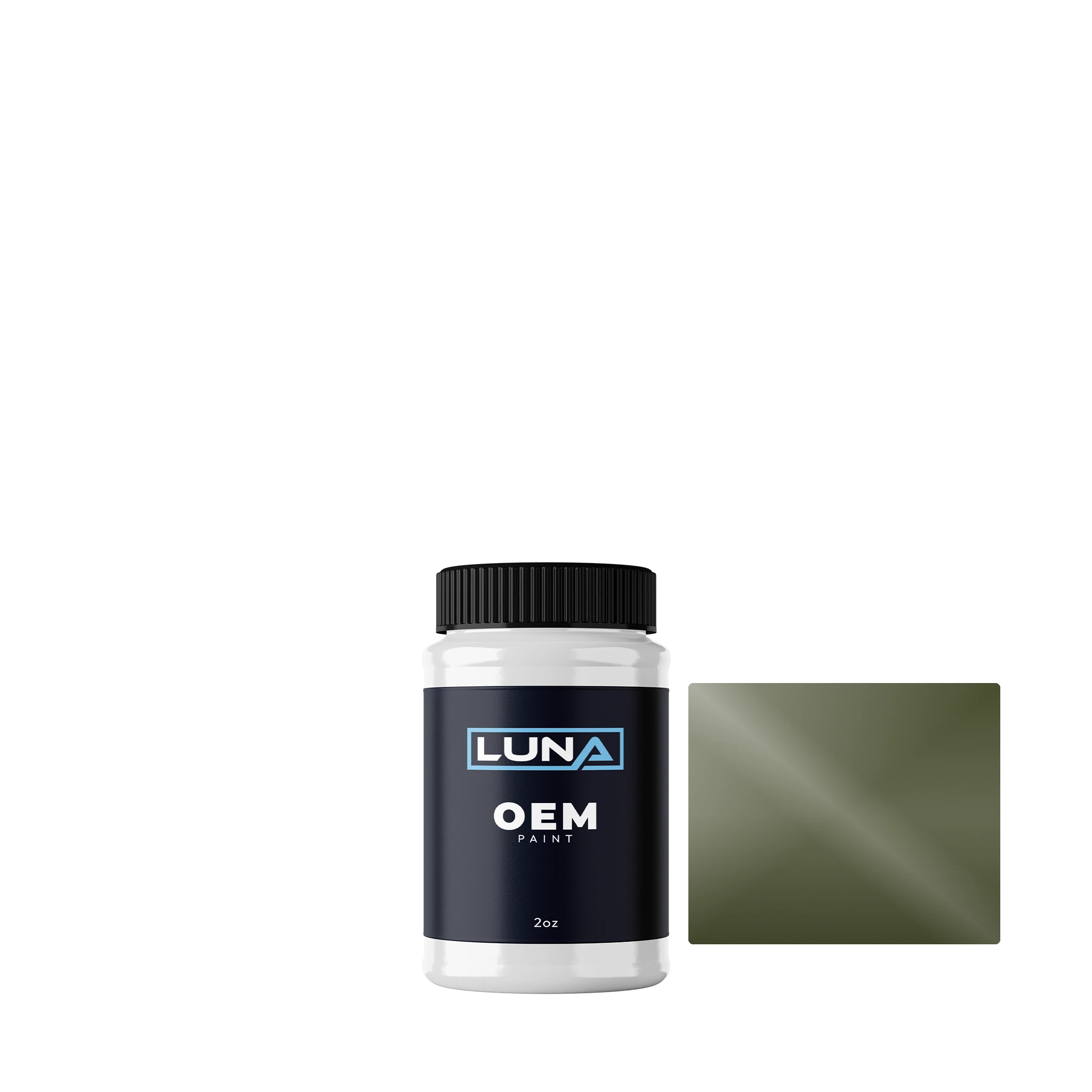 BMW Urban Green WA04 | Luna OEM Basecoat - 2oz Touch Up Bottle w/ Brush