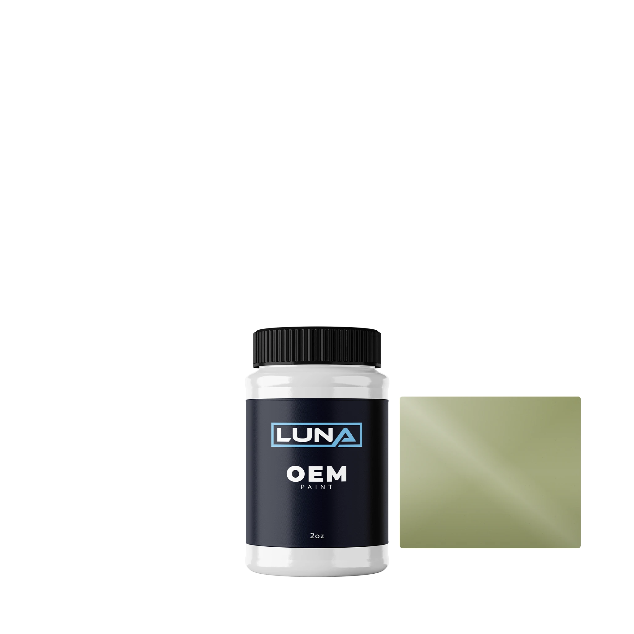 Audi | VW Cedergruen T2 | Luna OEM Basecoat - 2oz Touch Up Bottle w/ Brush