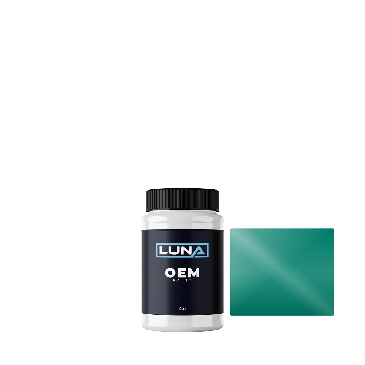 Kawasaki Motorcycle Green M. - 3c KAW159 | Luna OEM Basecoat - 2oz Touch Up Bottle w/ Brush