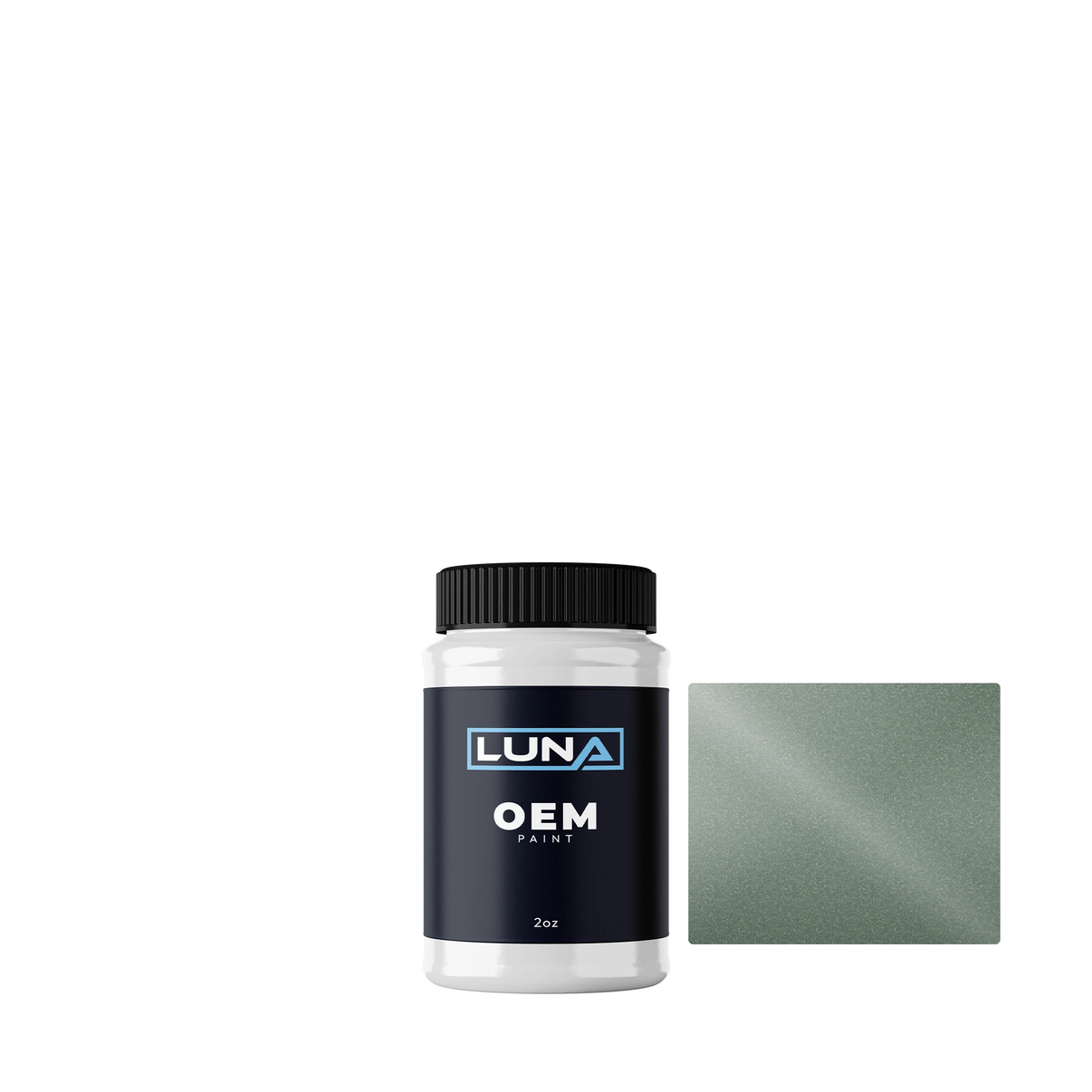 Volvo Light Green M. 150 | Luna OEM Basecoat - 2oz Touch Up Bottle w/ Brush