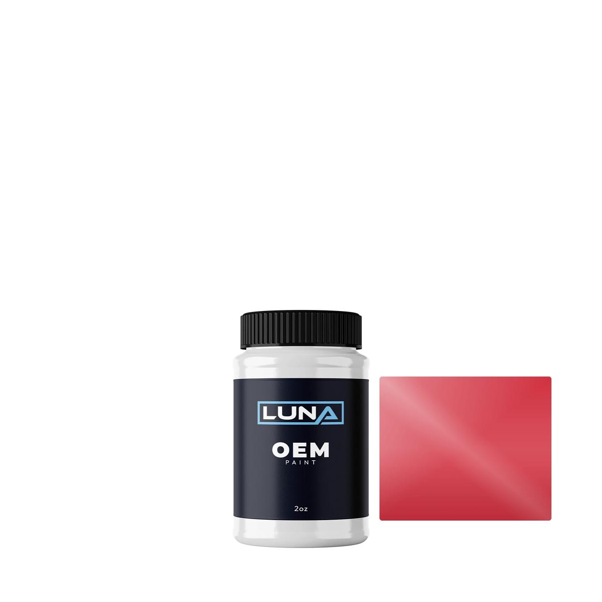 Proton Firecracker Red R48 | Luna OEM Basecoat - 2oz Touch Up Bottle w/ Brush