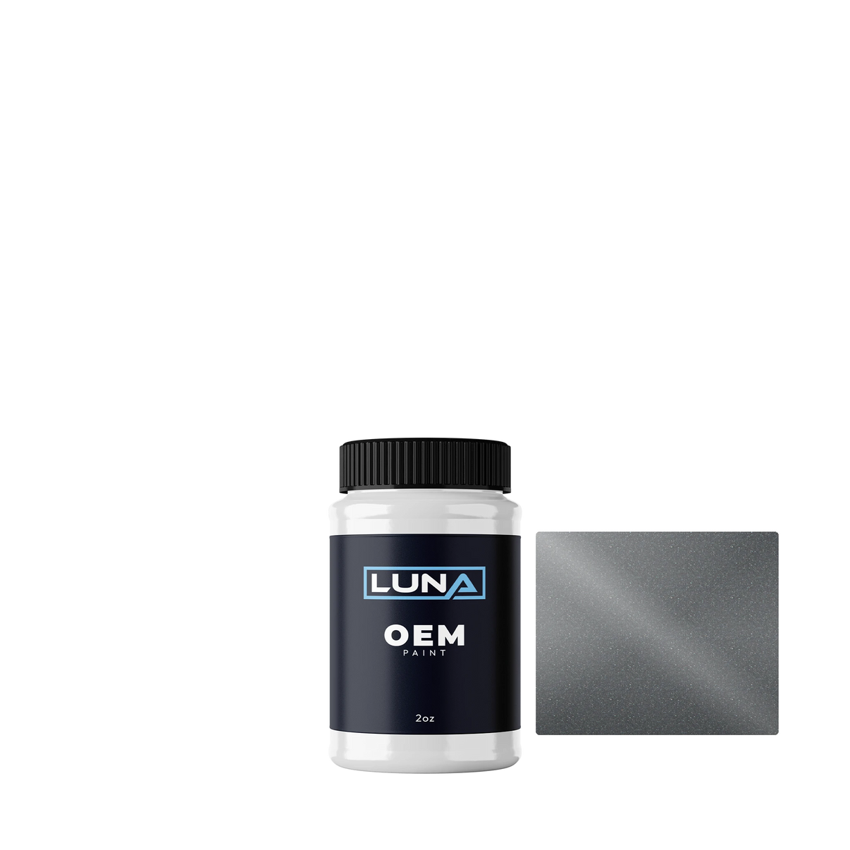 Fiat Himalayan Grey PROWS12 | Luna OEM Basecoat - 2oz Touch Up Bottle w/ Brush