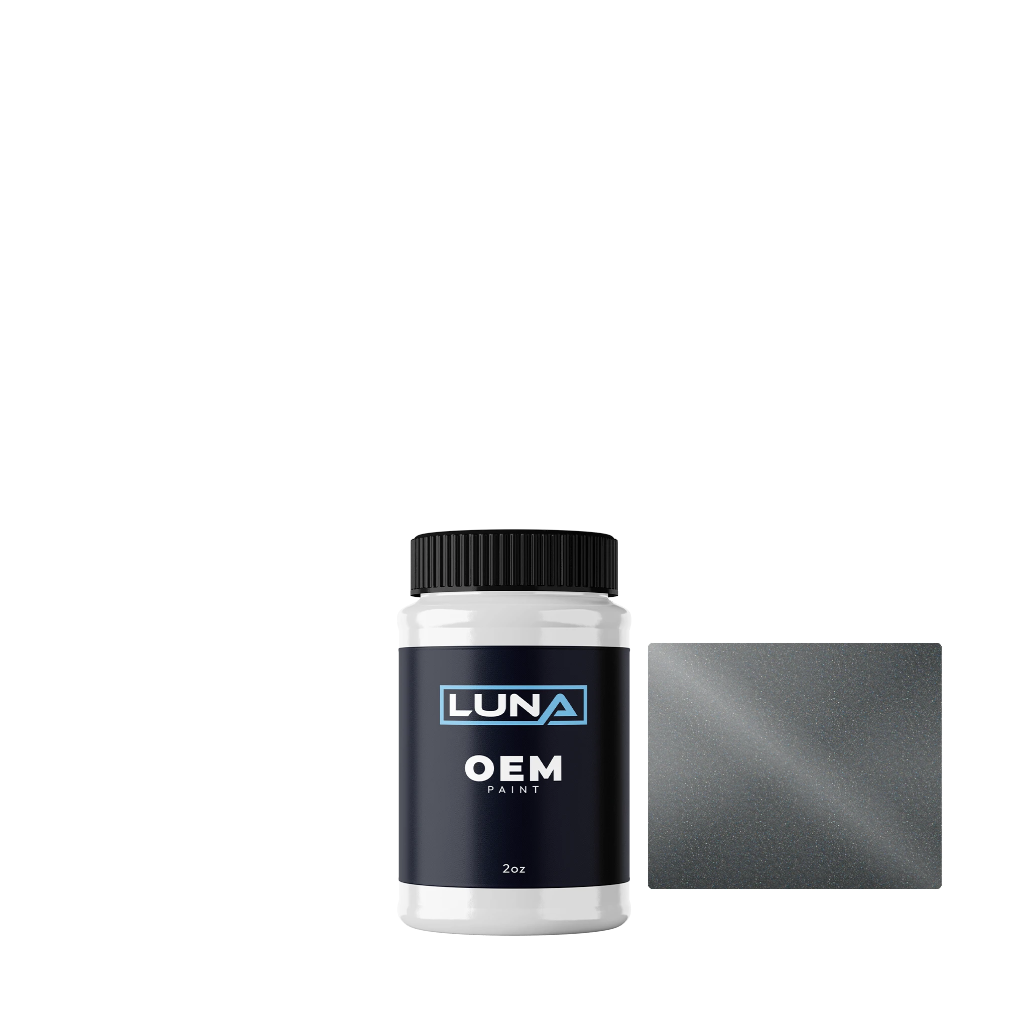 Subaru Platinum Grey M. 1 K2X | Luna OEM Basecoat - 2oz Touch Up Bottle w/ Brush