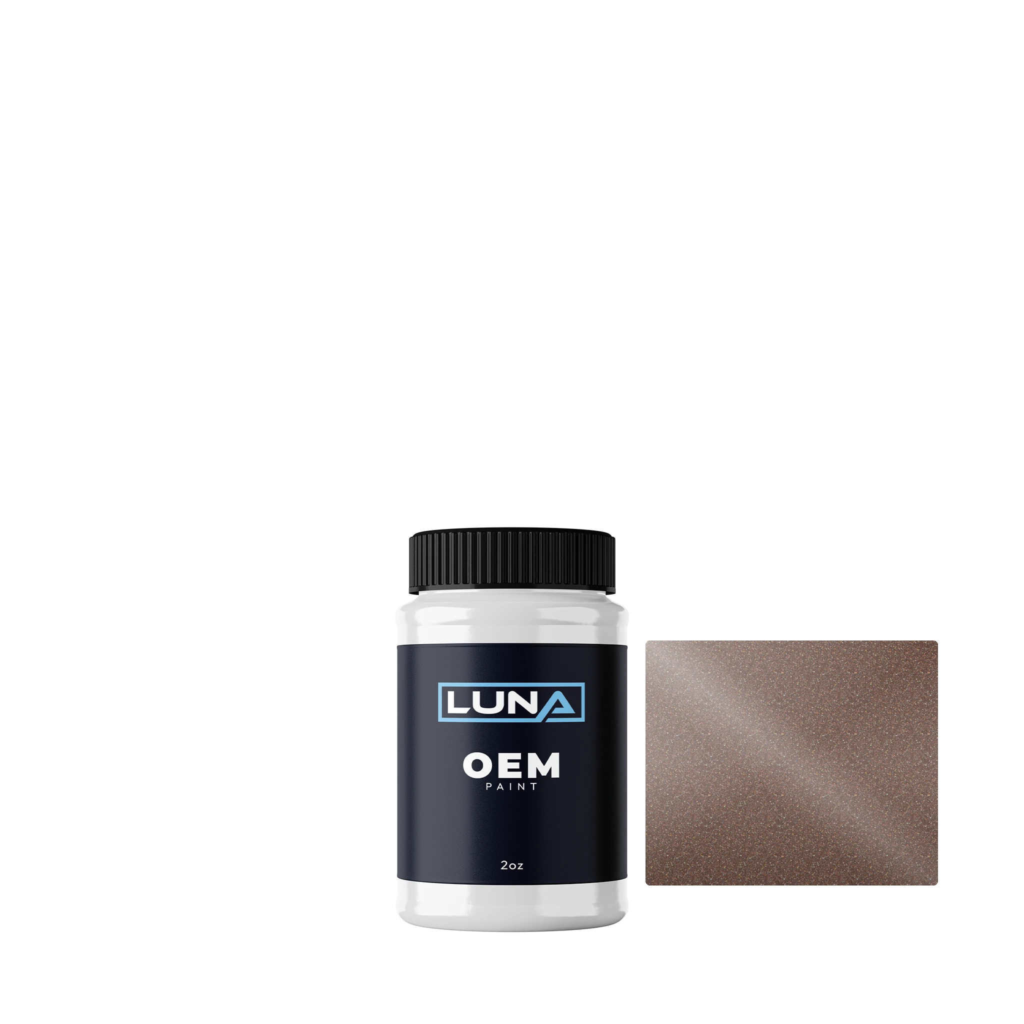 Toyota Light Brown P. M. 4S5 | Luna OEM Basecoat - 2oz Touch Up Bottle w/ Brush