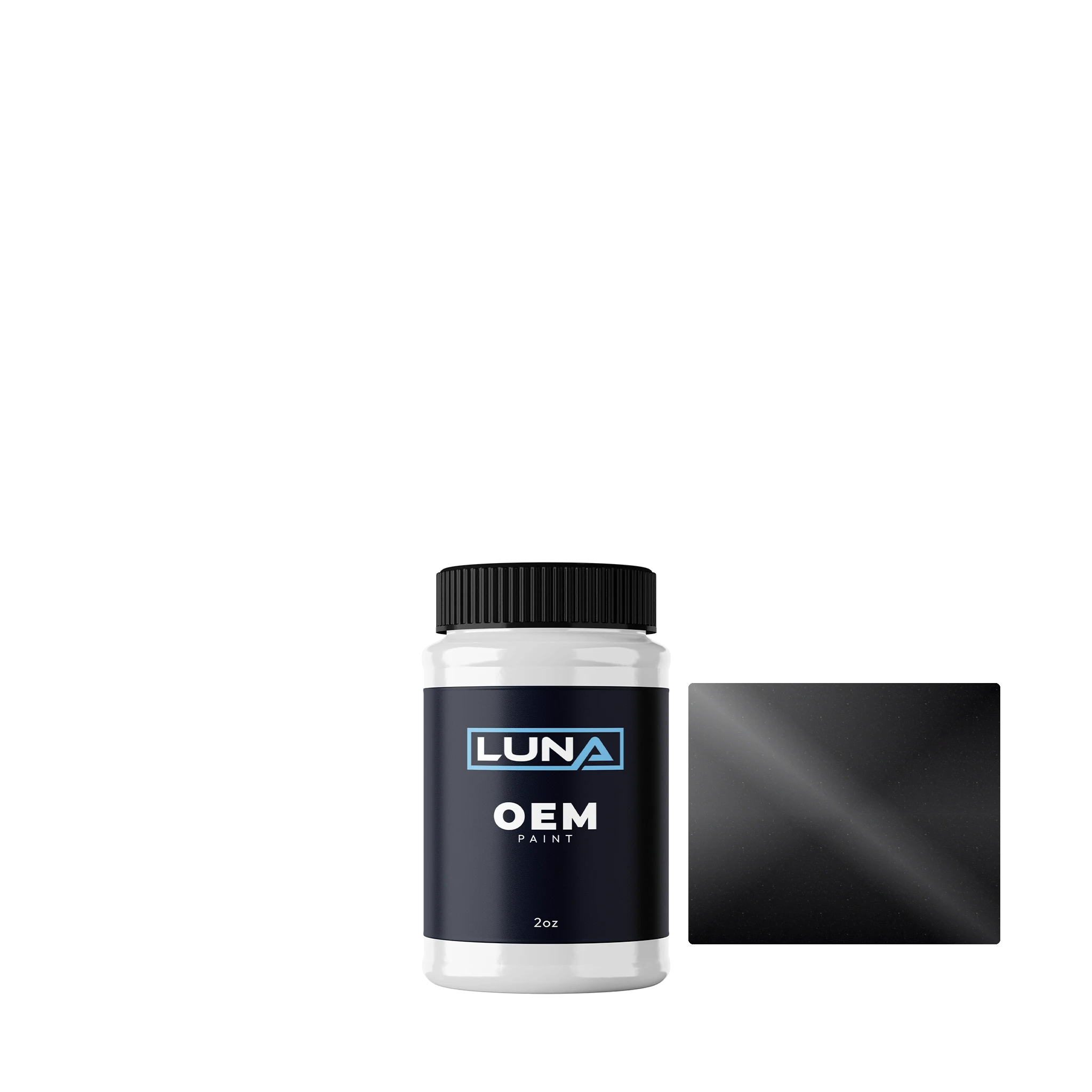 Seat Deep Black P. C9X | Luna OEM Basecoat - 2oz Touch Up Bottle w/ Brush