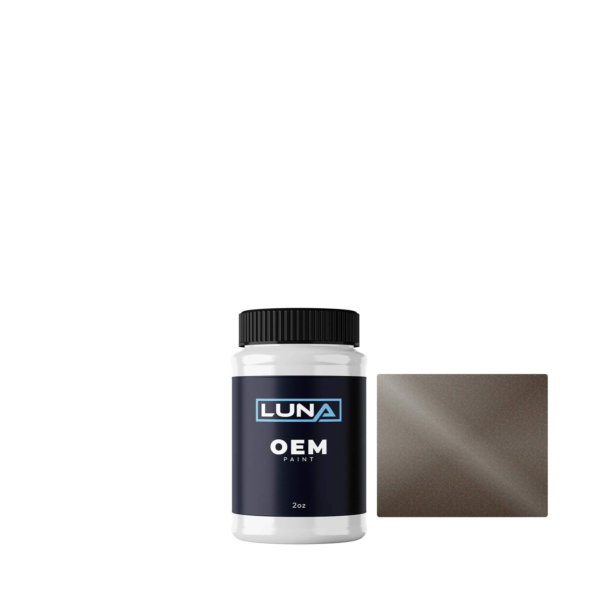 Mercedes Bumper: Mer 8414 480 | Luna OEM Basecoat - 2oz Touch Up Bottle w/ Brush