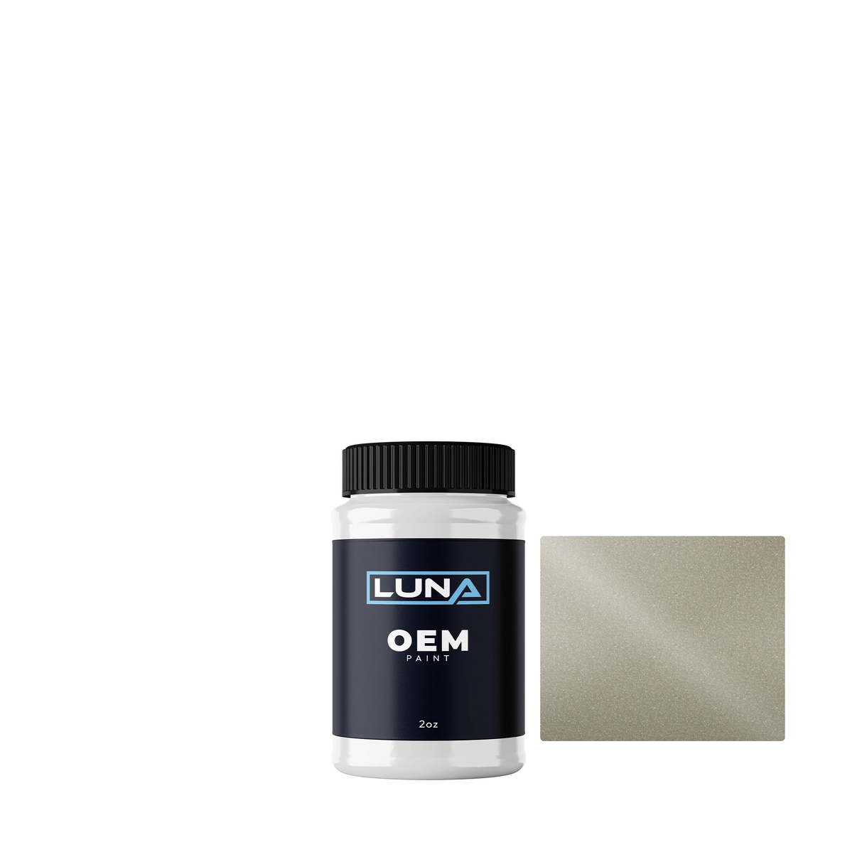 Opel Papyrus M. W958L | Luna OEM Basecoat - 2oz Touch Up Bottle w/ Brush