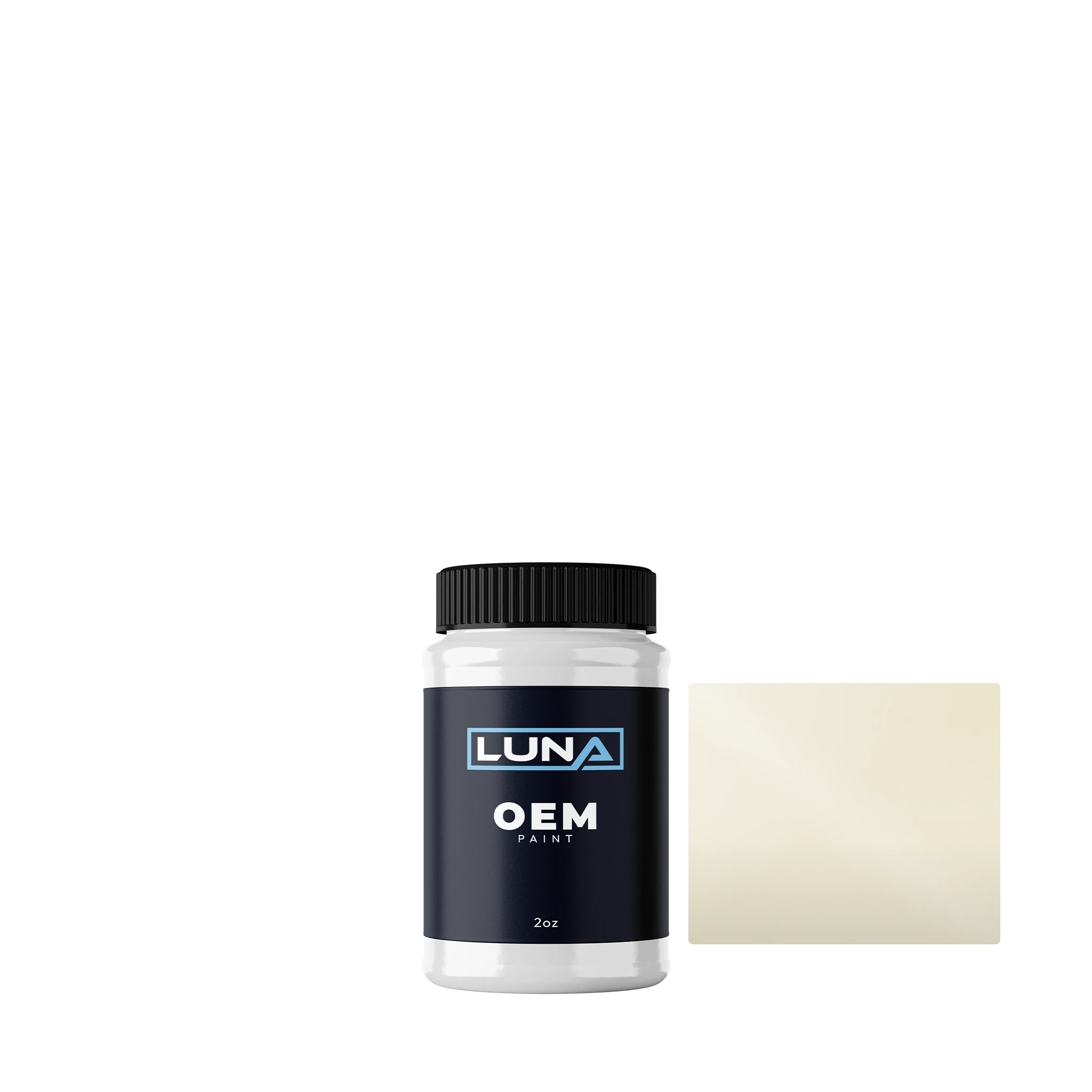 Audi | VW Perlweiss 088 | Luna OEM Basecoat - 2oz Touch Up Bottle w/ Brush