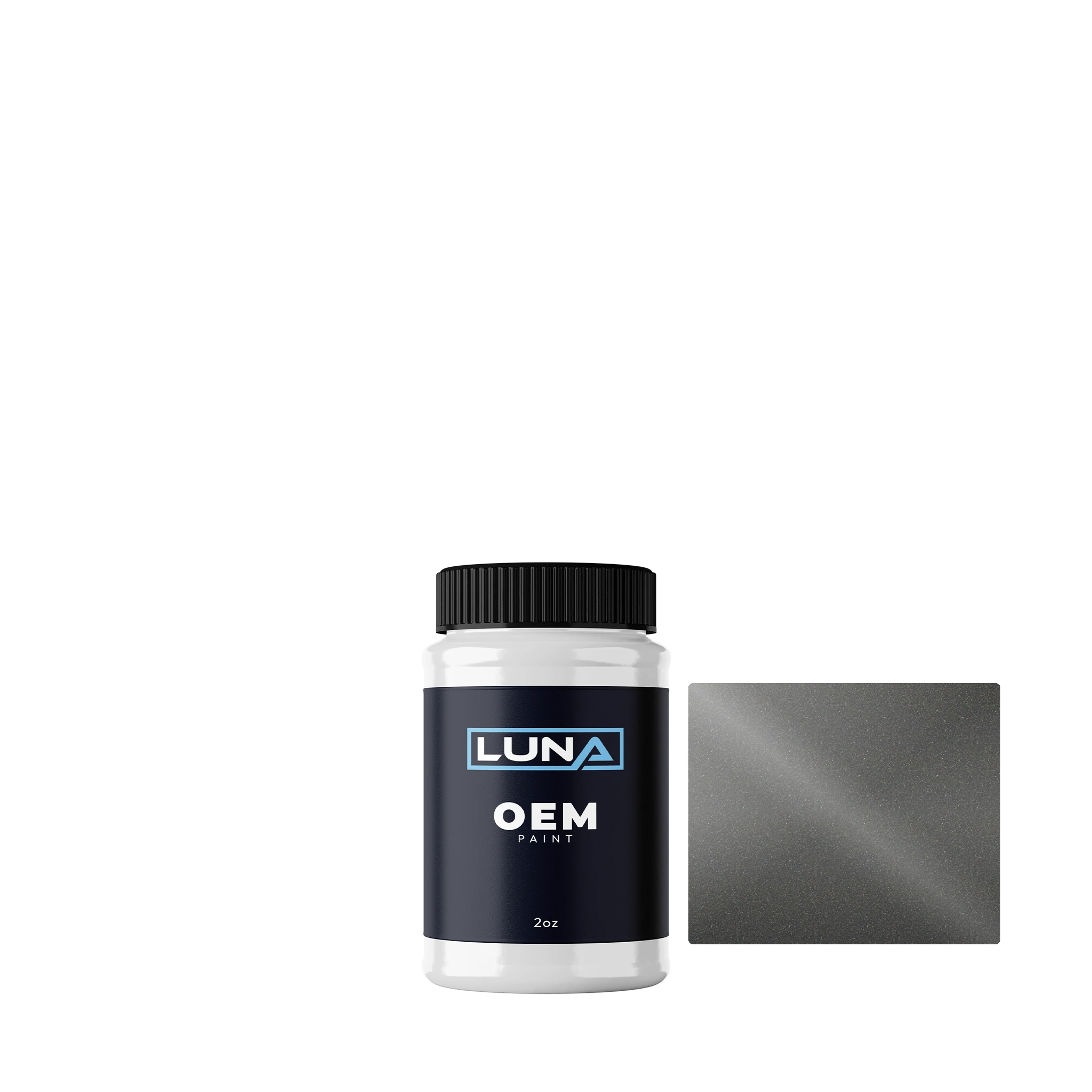 General Motors Cinza Rusk M. GVJ-767U | Luna OEM Basecoat - 2oz Touch Up Bottle w/ Brush