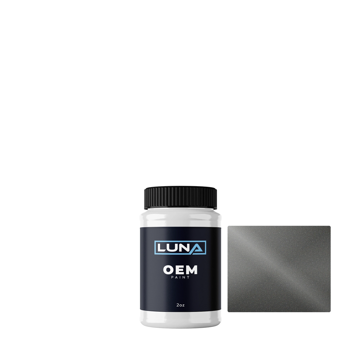 General Motors Rusk Gray M. WA767U | Luna OEM Basecoat - 2oz Touch Up Bottle w/ Brush