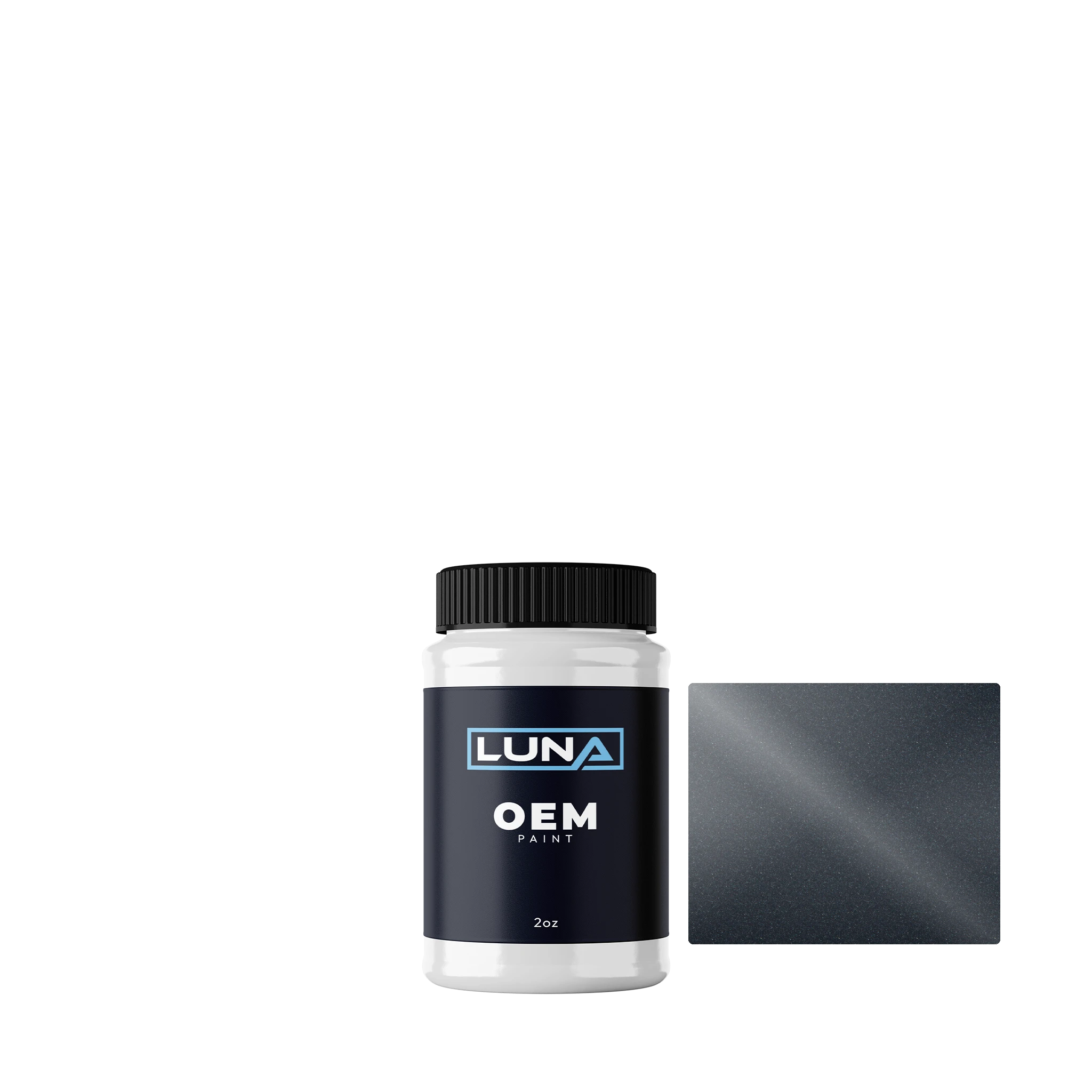 Ford Usa Medium Opal M. M6554 | Luna OEM Basecoat - 2oz Touch Up Bottle w/ Brush