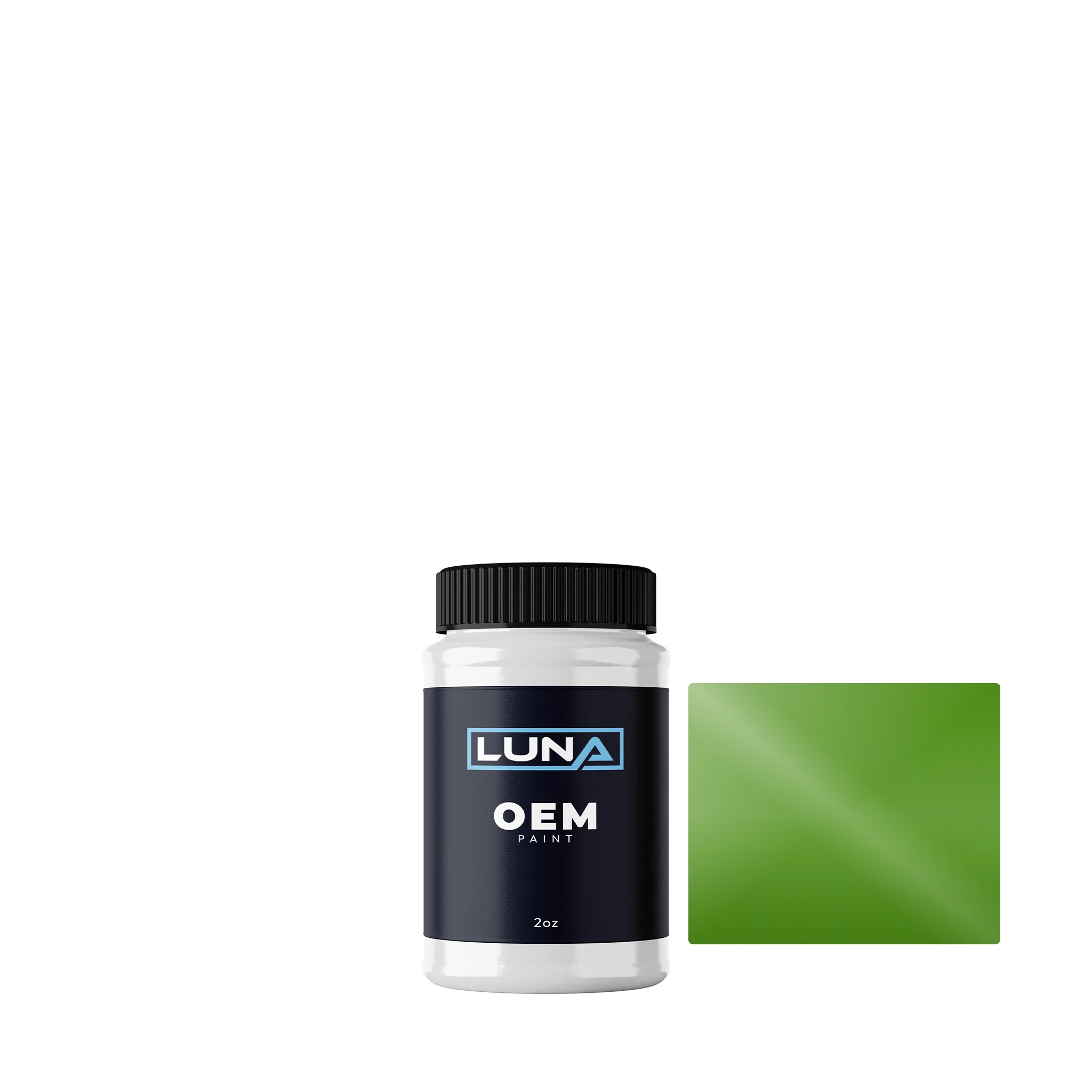 Chrysler USA Green Go PGM | Luna OEM Basecoat - 2oz Touch Up Bottle w/ Brush