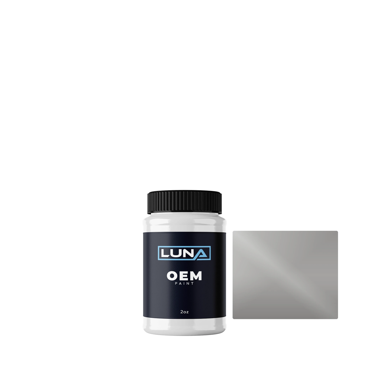 General Motors Smoke Grey M. GM001 | Luna OEM Basecoat - 2oz Touch Up Bottle w/ Brush