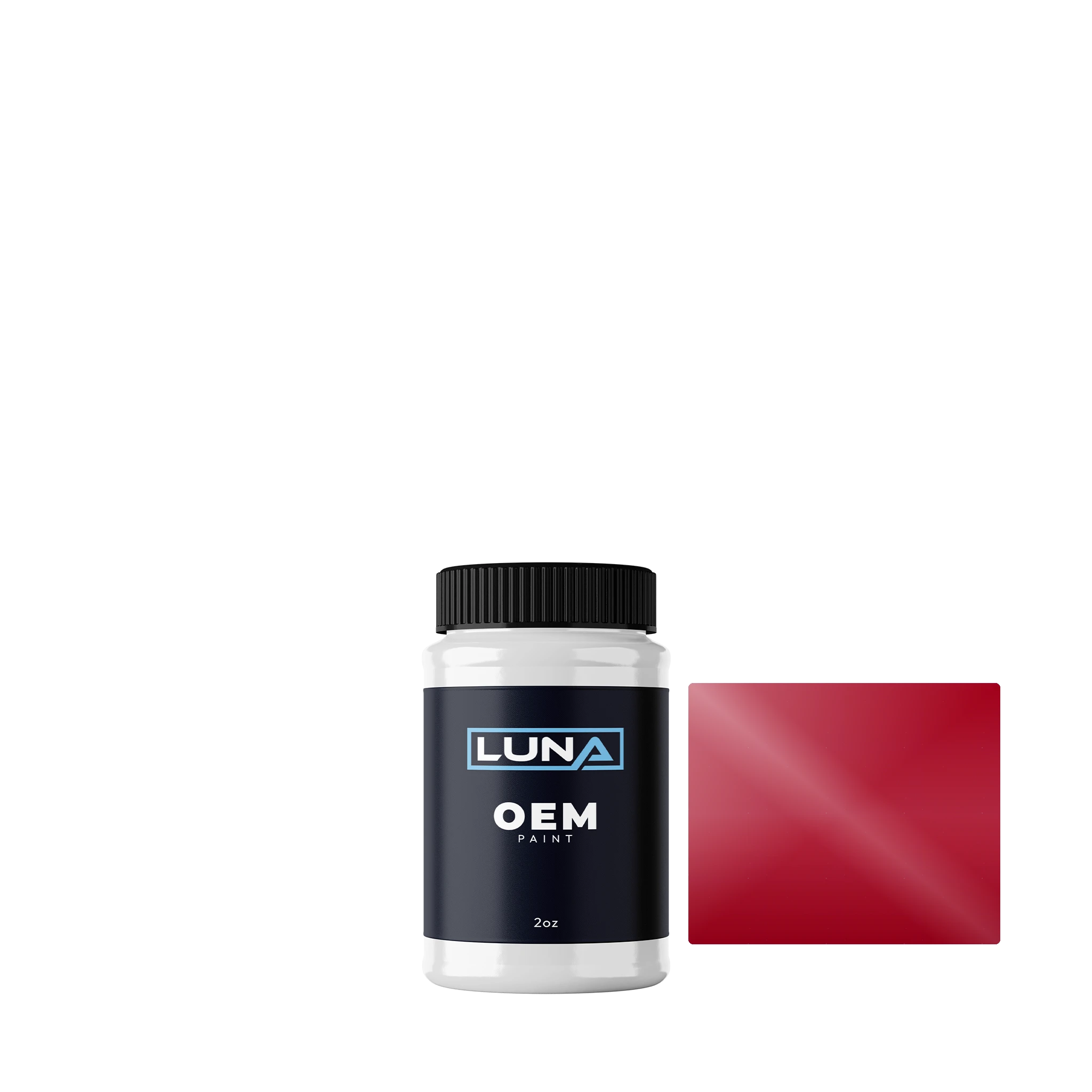 Nissan Scarlet Red A20 | Luna OEM Basecoat - 2oz Touch Up Bottle w/ Brush