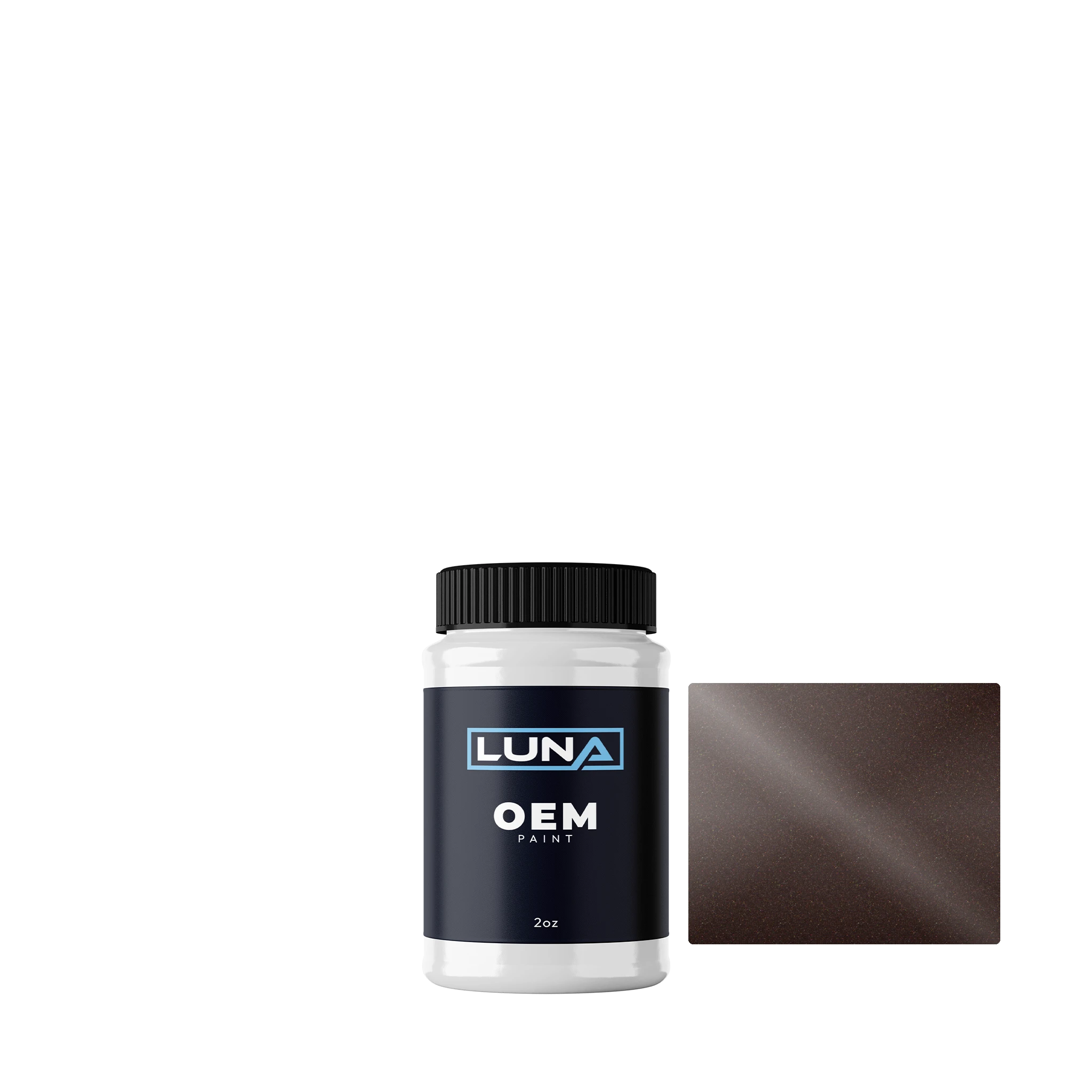 Kia Cognac Brown M. WG7 | Luna OEM Basecoat - 2oz Touch Up Bottle w/ Brush